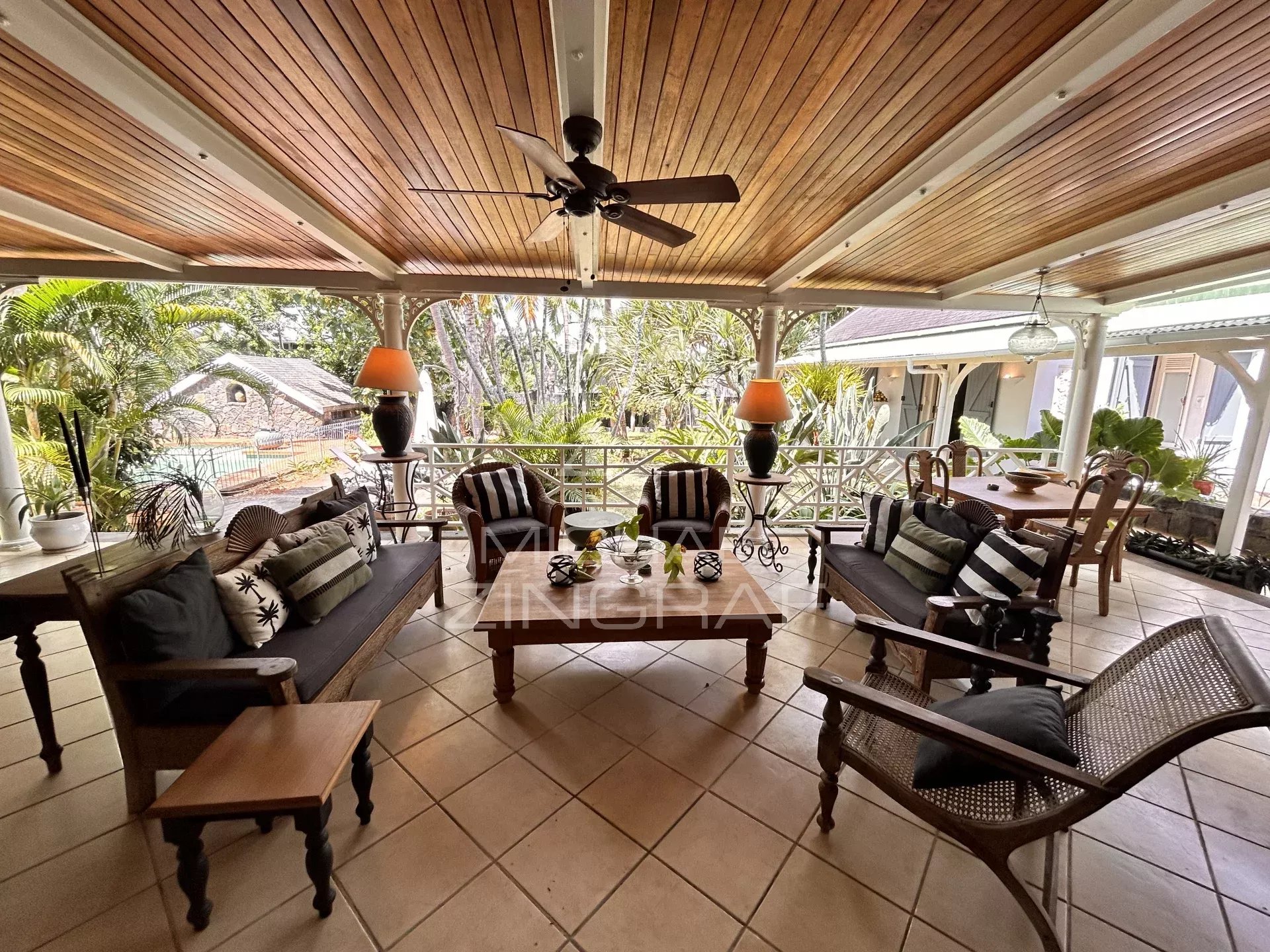 Colonial-Style Villa in Pointe aux Canonniers