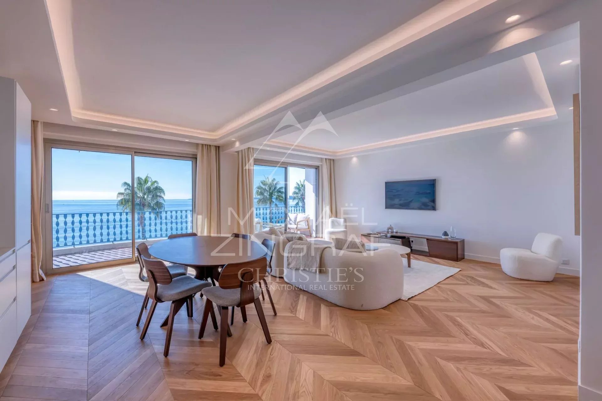 Appartement traversant avec vue mer panoramique