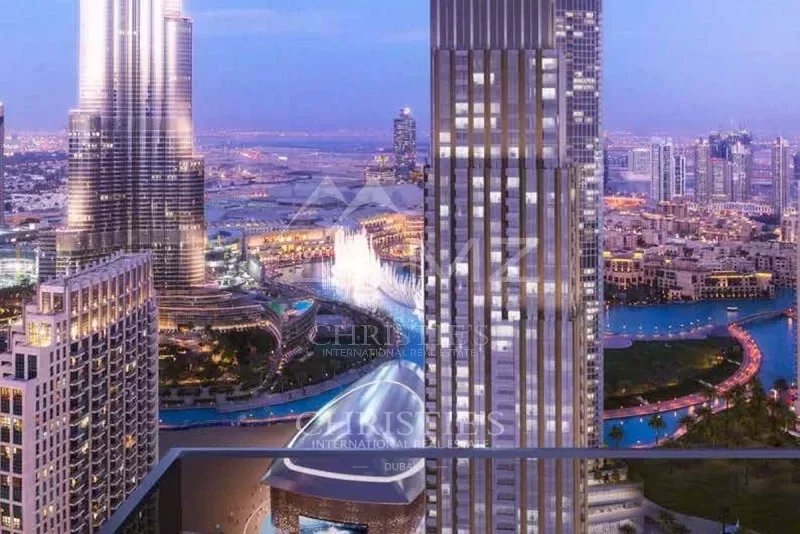 High Floor with Burj and Dubai Opera Views | 3 Bed