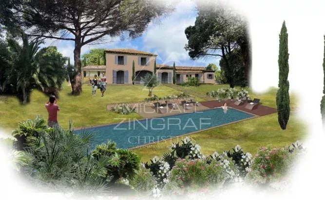 Renovierungsprojekt in Ramatuelle mit Baugenehmigung