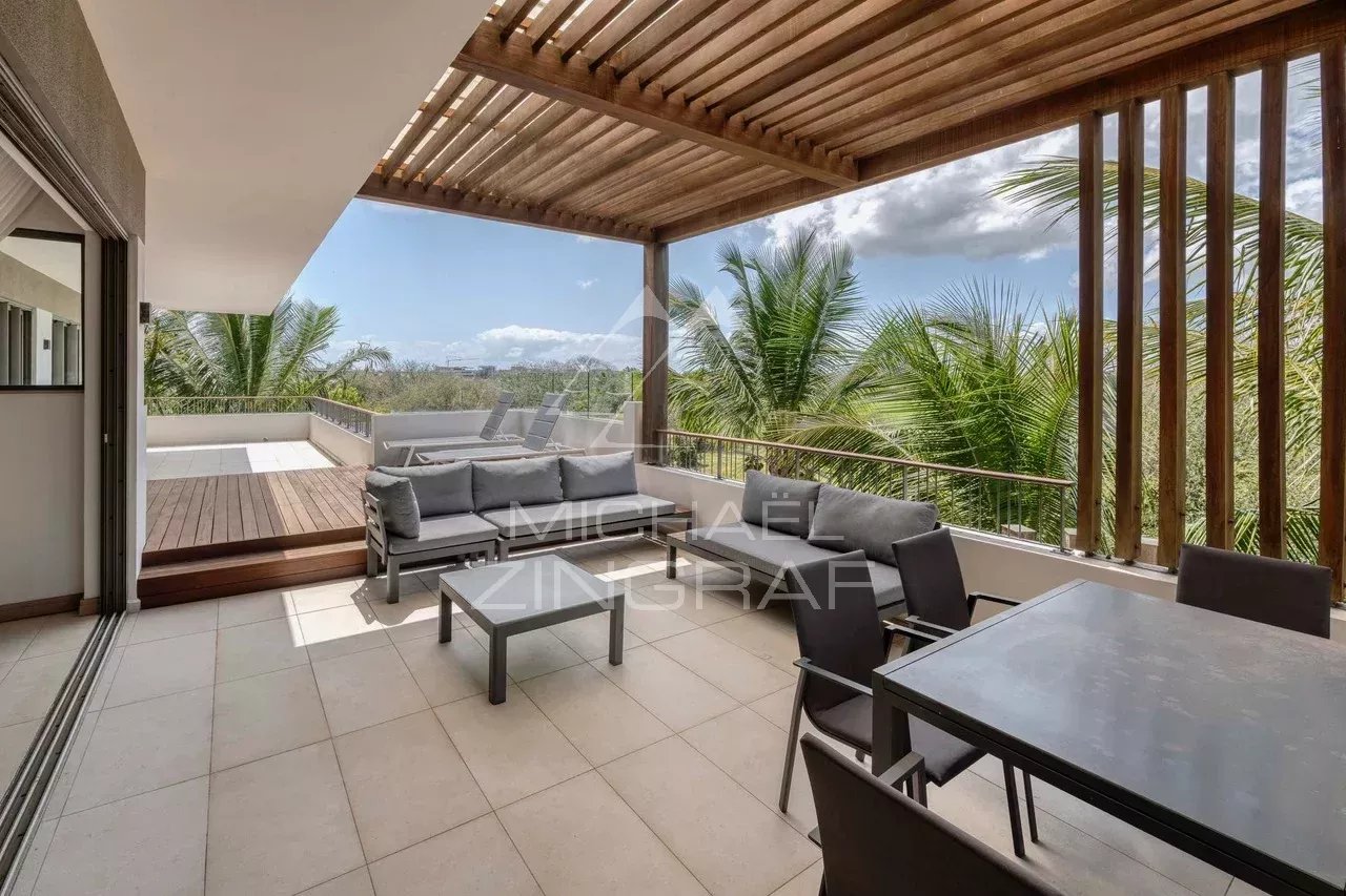black chair and white table