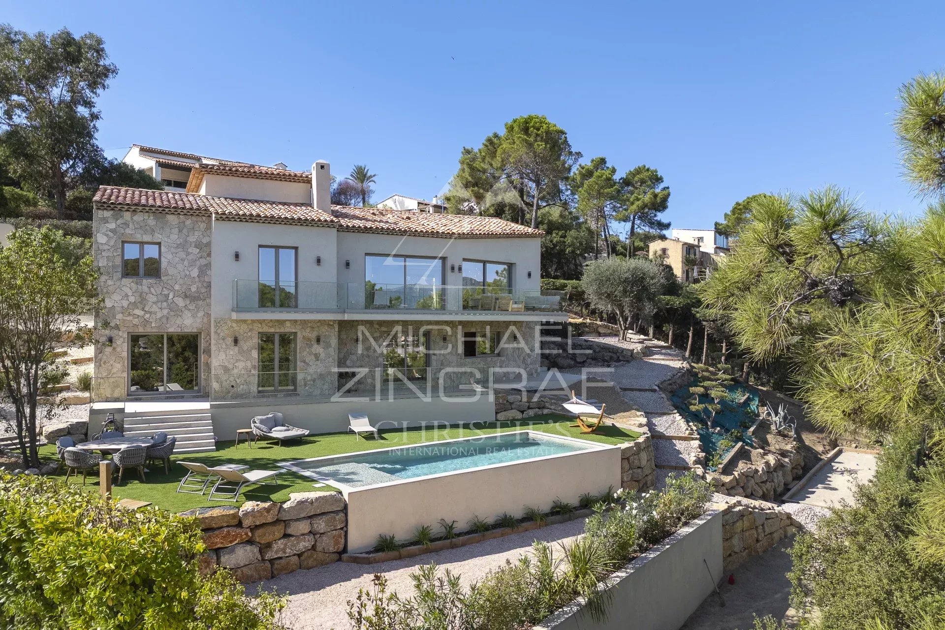 Proche Cannes - Mandelieu-la-Napoule - Villa renovée vue mer