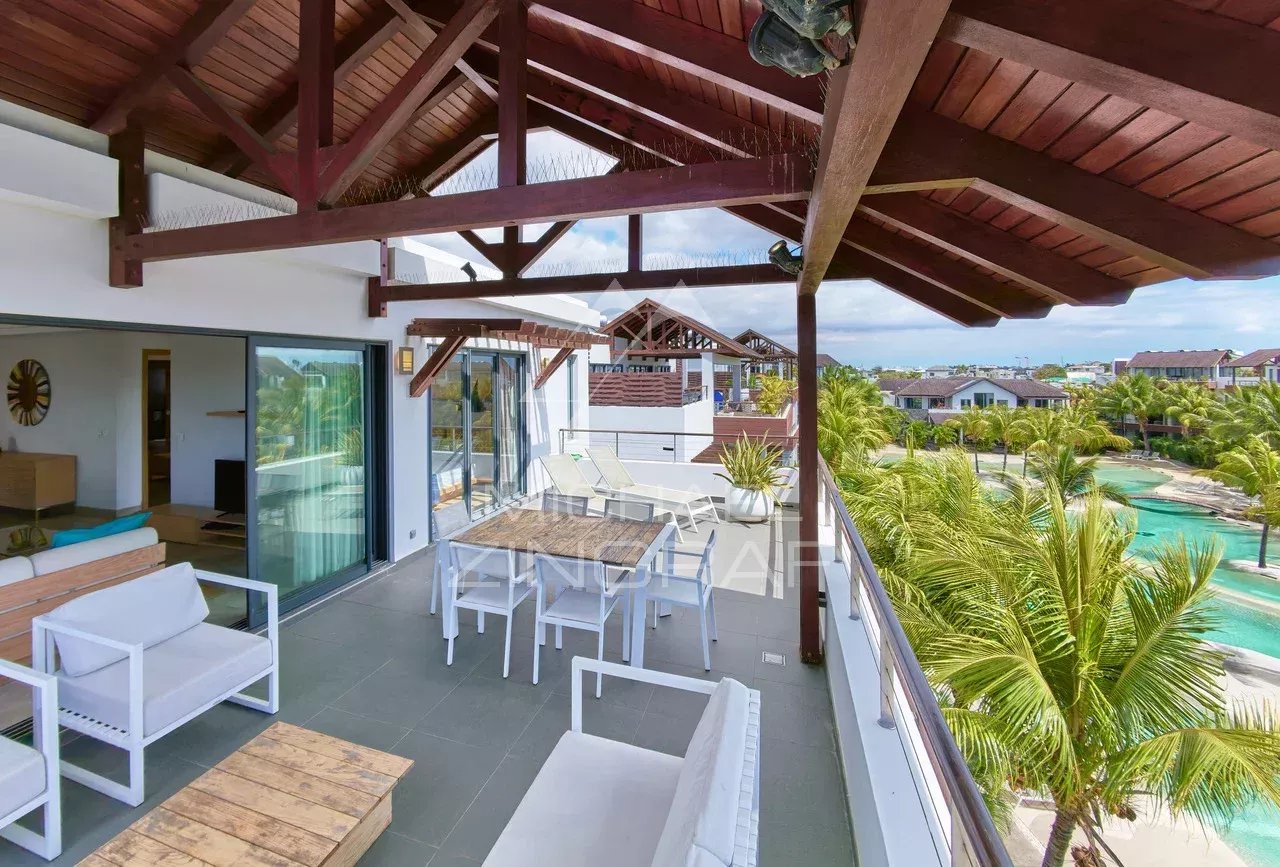 Penthouse mit 2 Schlafzimmern in Mont Choisy