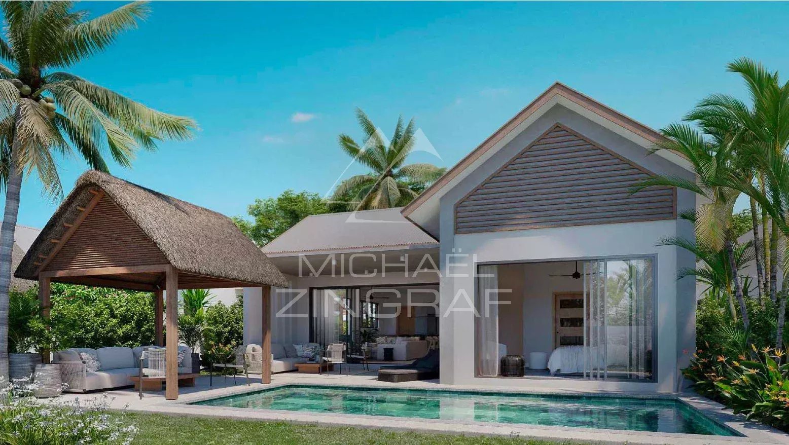 Außergewöhnliche Villa in einer Wohnresidenz in Grand Baie