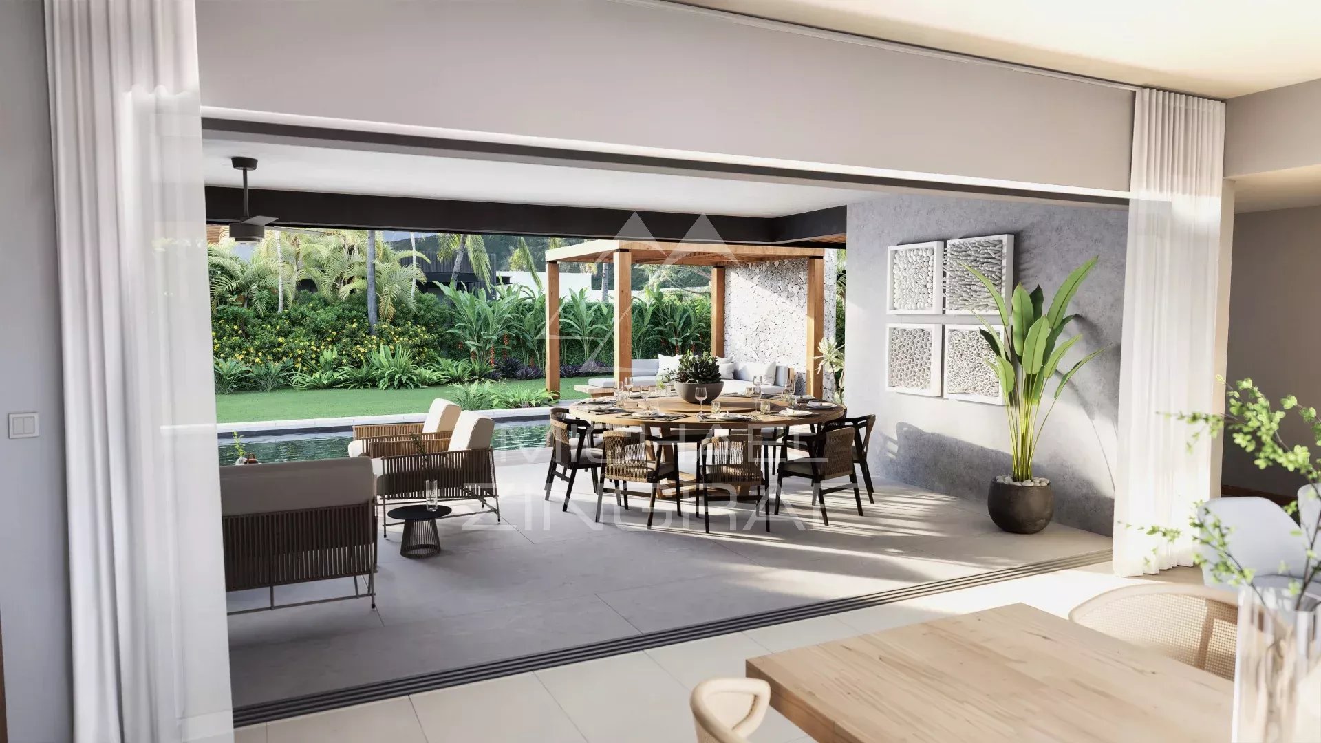 Exclusive Villa Nestled Between Lagoon and Mountains – Black River