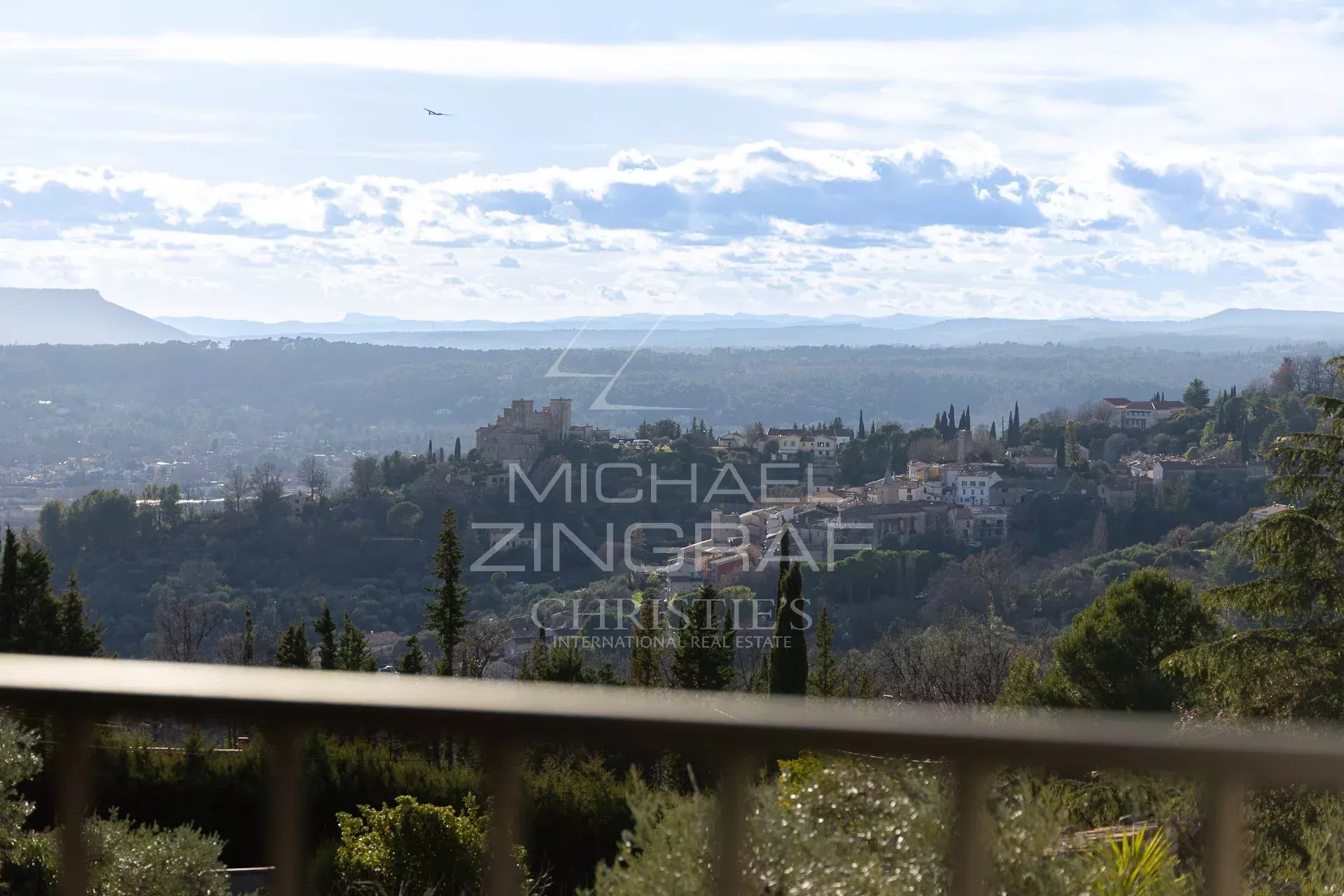 black chair and white table
