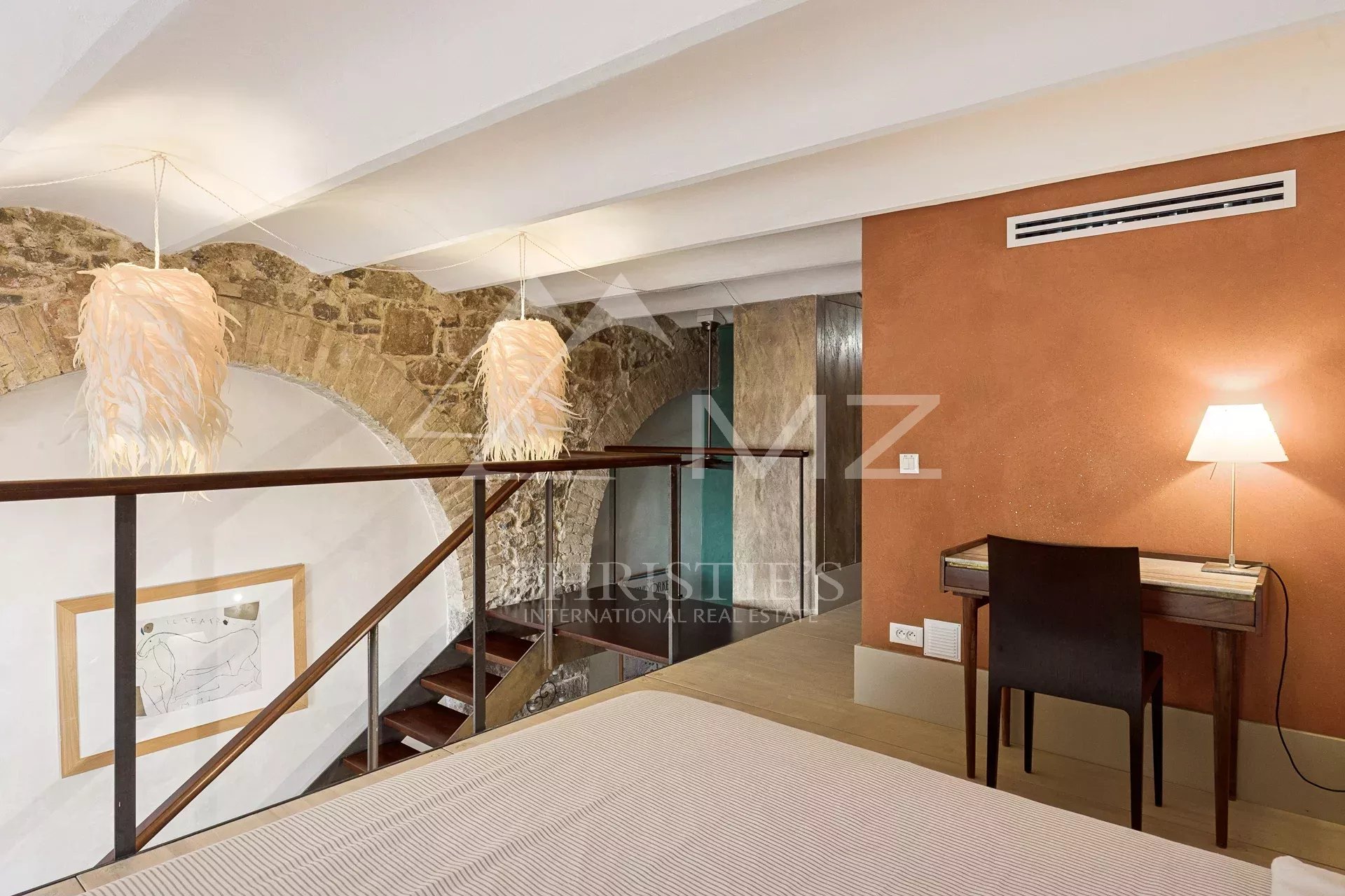 Im Viertel Petit Juas, einem Loft, das historischen Charme und Komfort vereint.