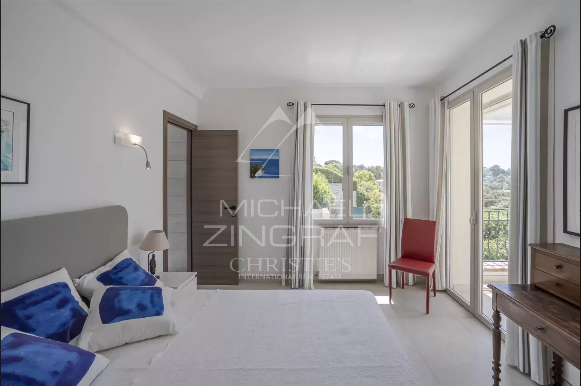 Cap d'Antibes - Villa vue mer à pied des plages versant ouest