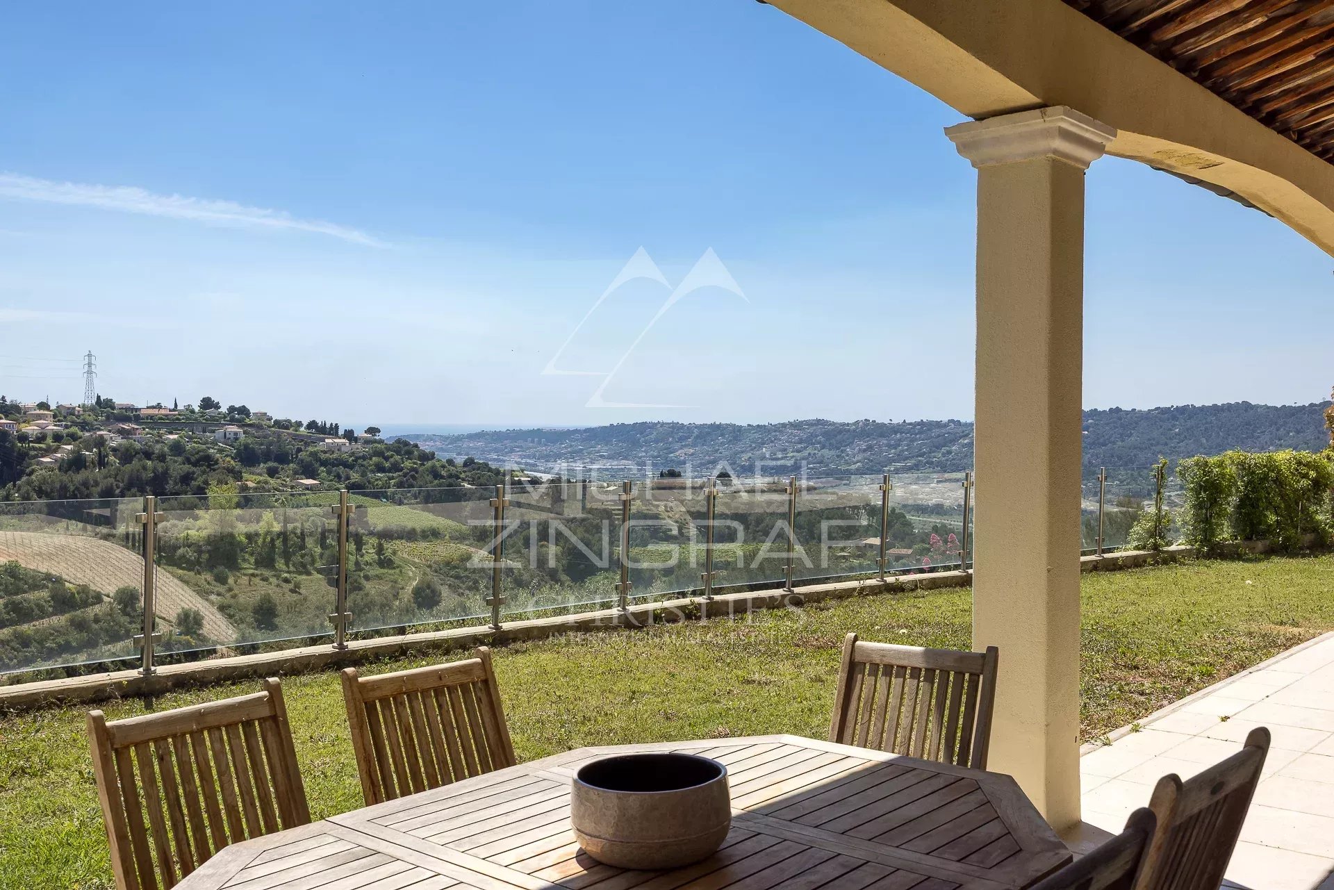 Nice - Saint-Roman de Bellet - Stunning property with a pool and panoramic views