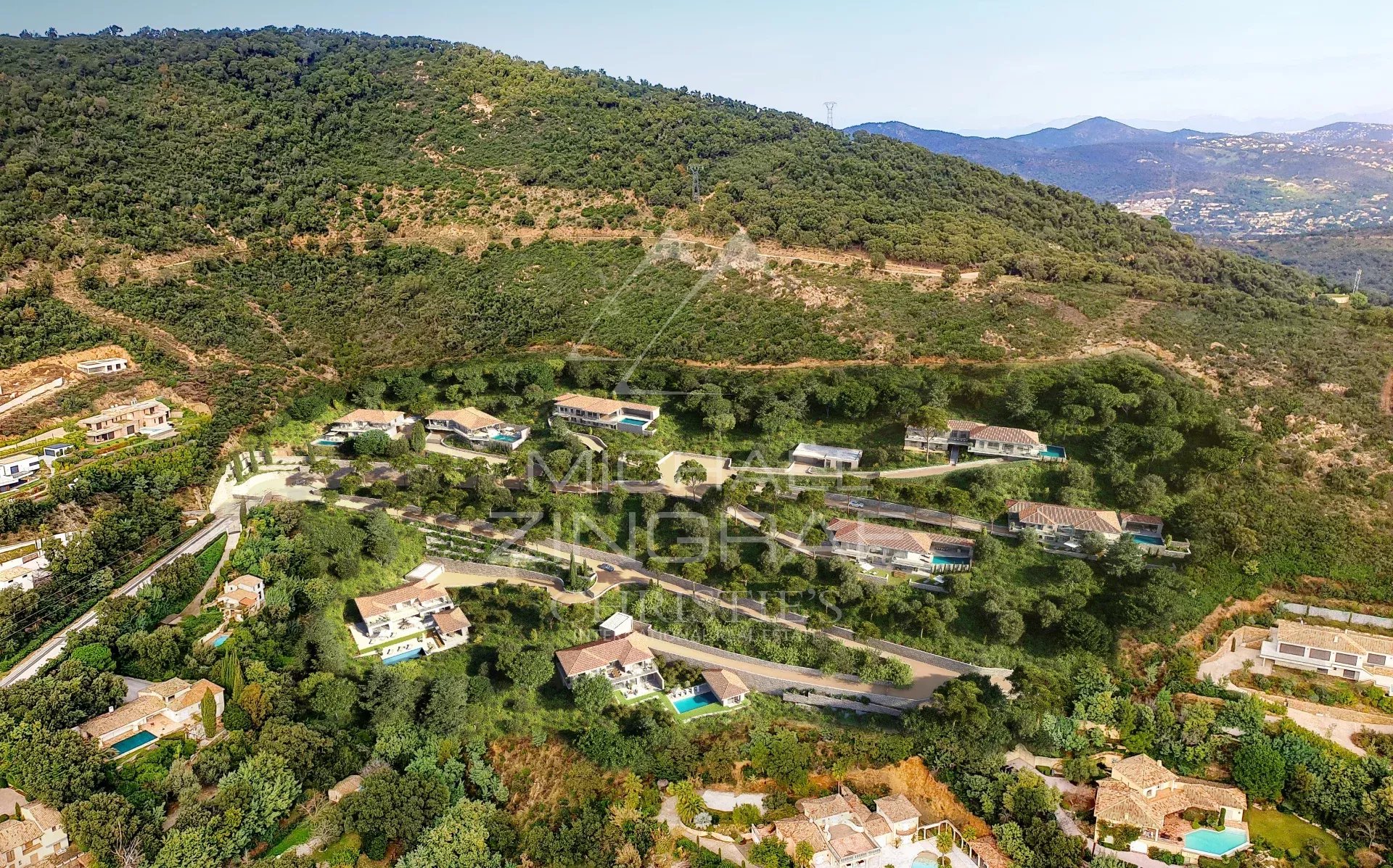 Grimaud - Villa d'Exception  "Les Canebiers" avec Vue Mer panoramique sur le Golfe de Saint-Tropez