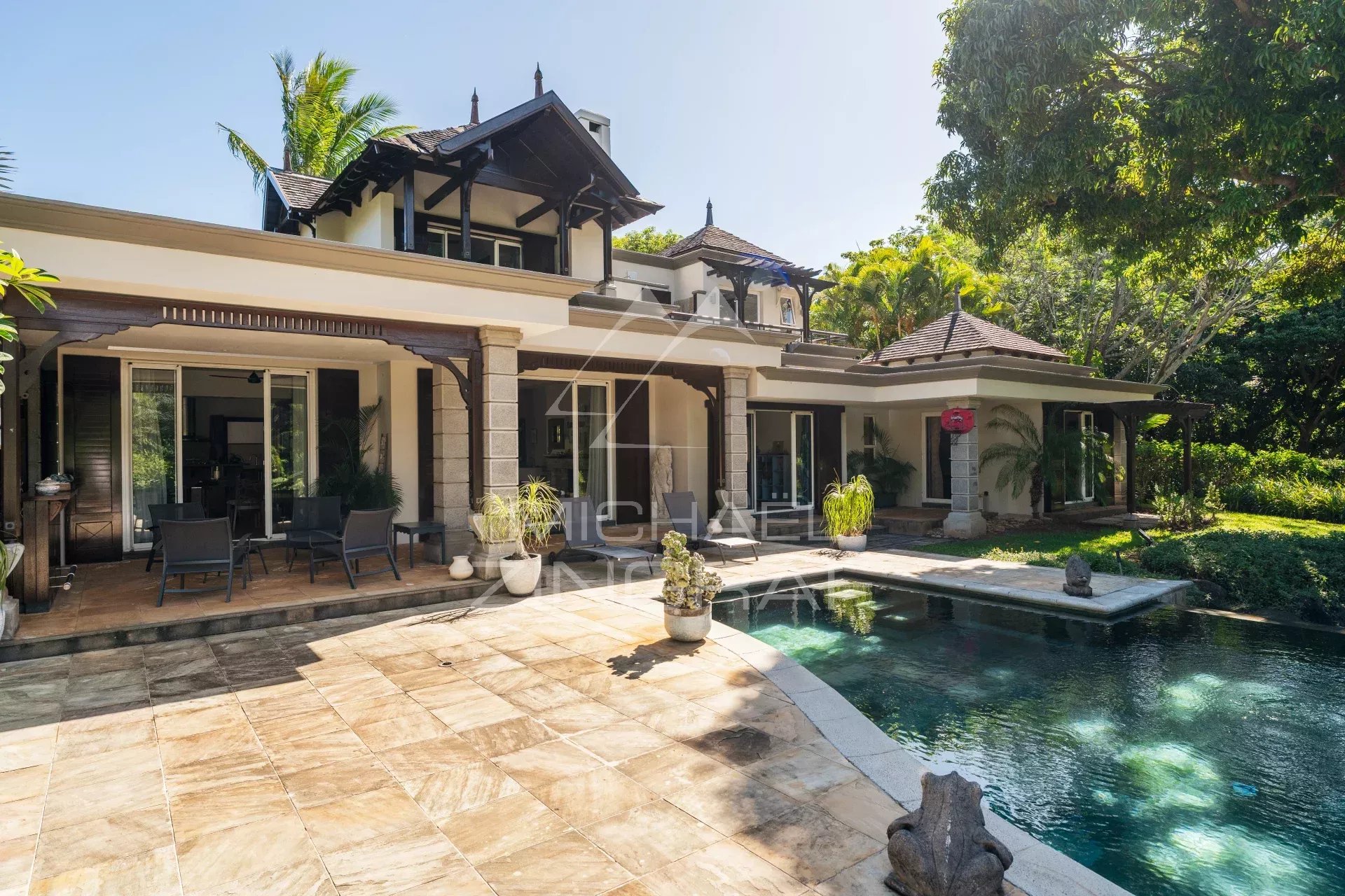 Ile Mauritius - Villa am Golf - schöner Schatten