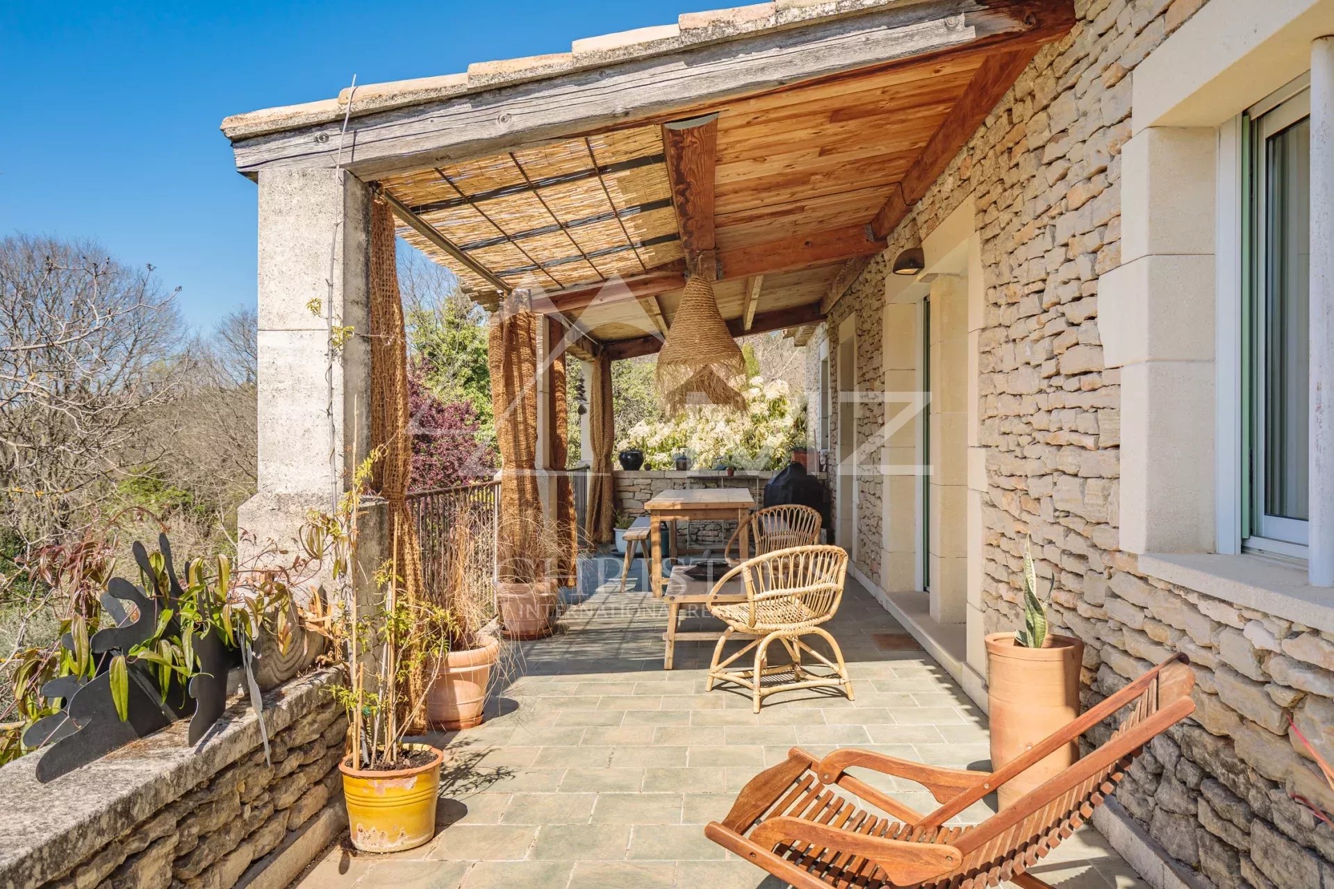 Gordes - Superbe maison avec vue sur le Luberon et piscine