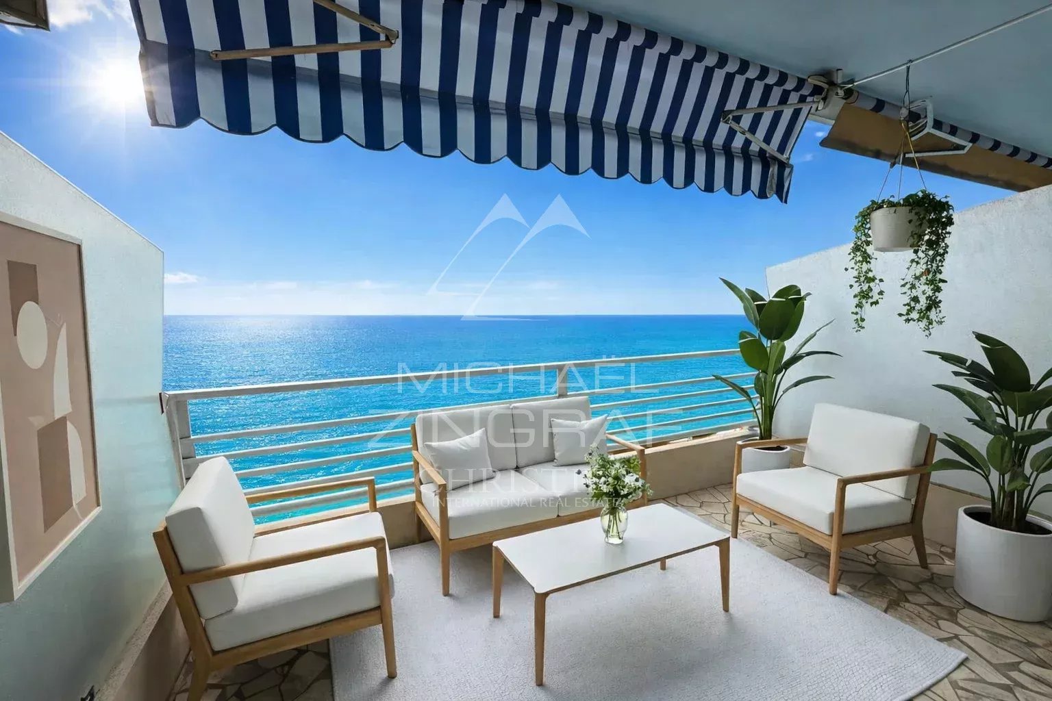 Schöne Wohnung mit Meerblick