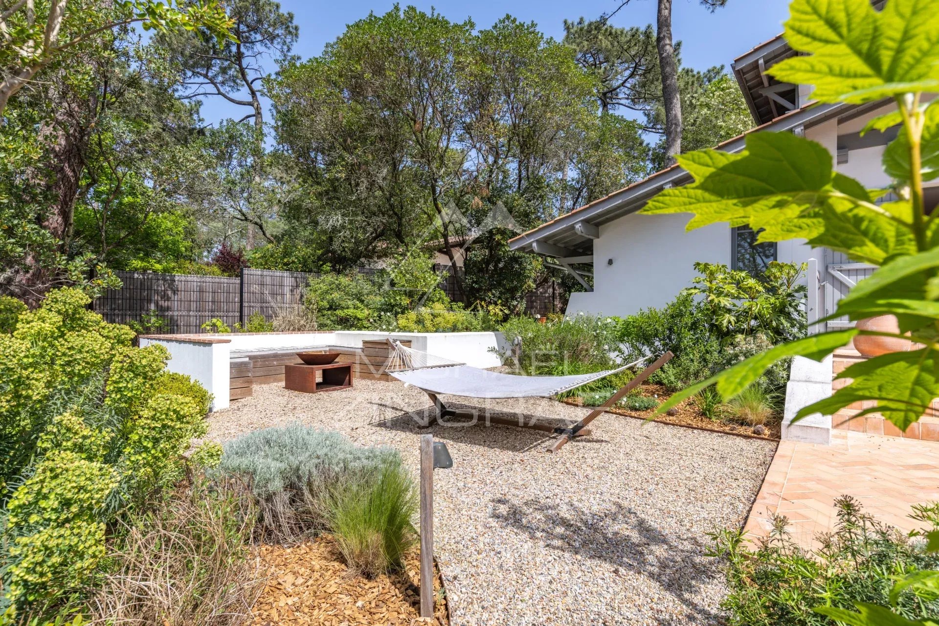Pyla sur mer - villa avec piscine et vue sur le Bassin