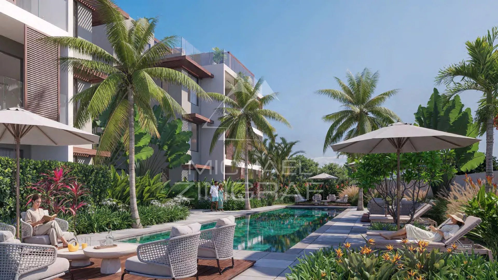 Penthouse de Luxe de 3 Chambres avec Rooftop privée – Belle Mare