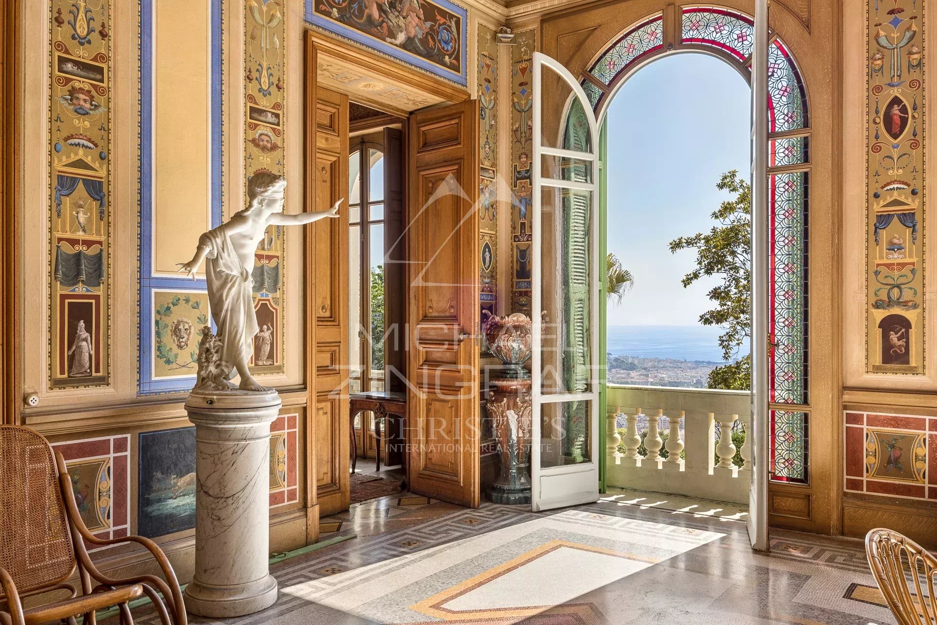 Nice - Propriété historique vue mer panoramique