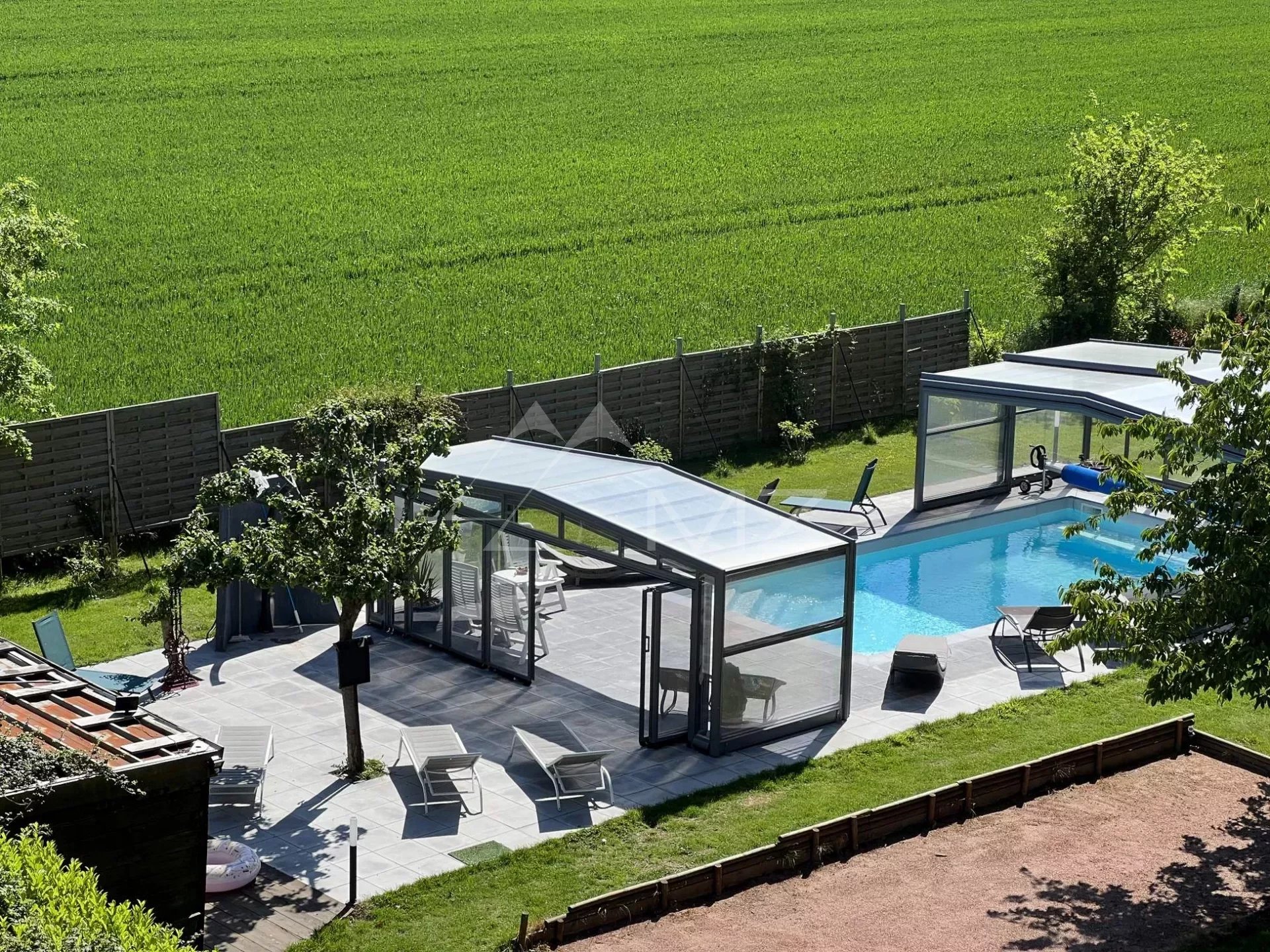 Large bourgeois style Property with outbuilding and swimming pool