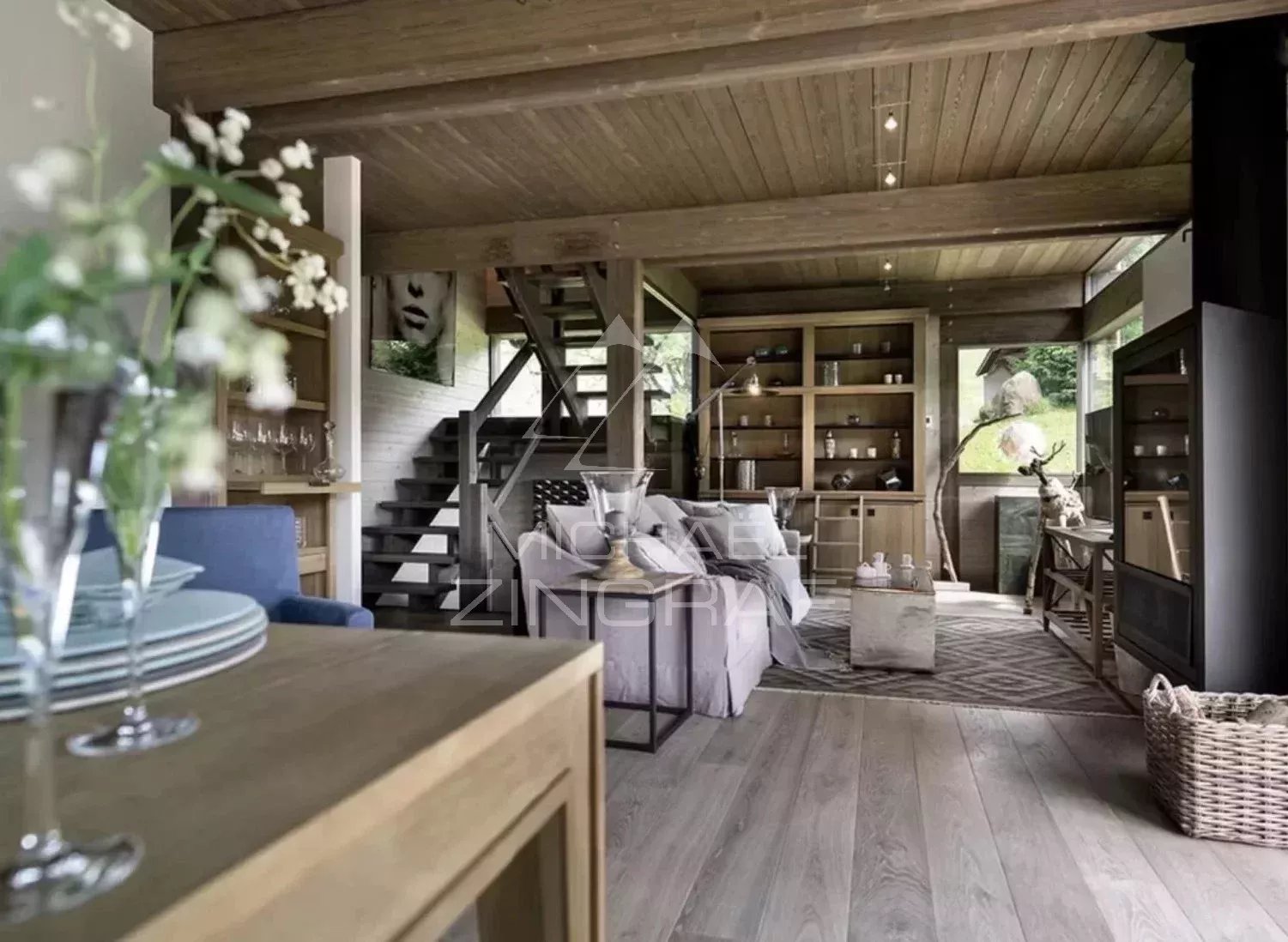 Demi-Quartier - Chalet d'architecte - Ski in & out