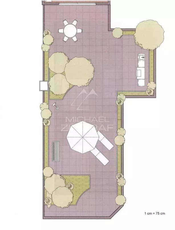 Cap d’Ail - Penthouse vue mer à pied du centre