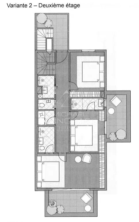 Cap d’Ail - Penthouse vue mer à pied du centre