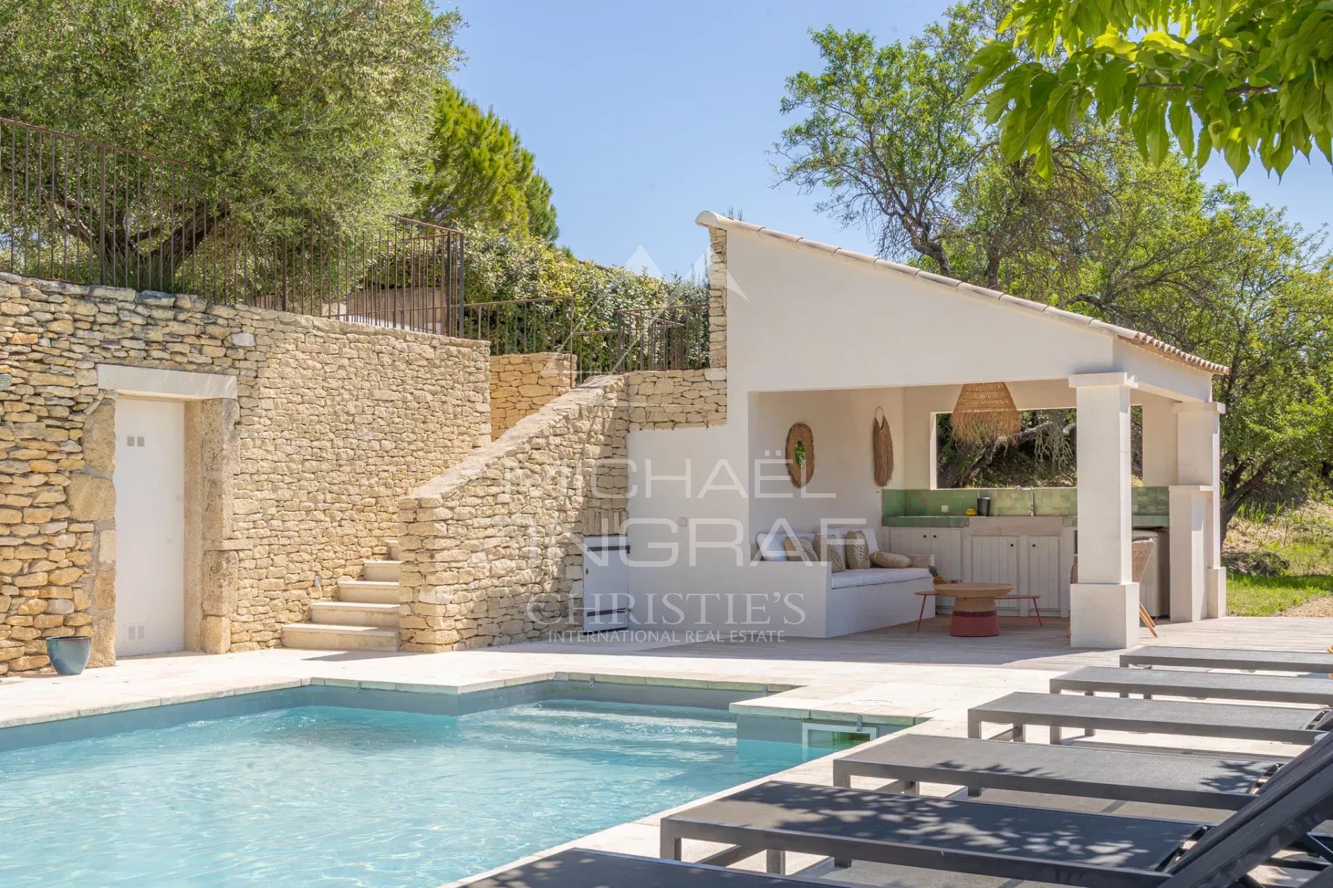 Gordes - Charmante maison provençale avec piscine et vue