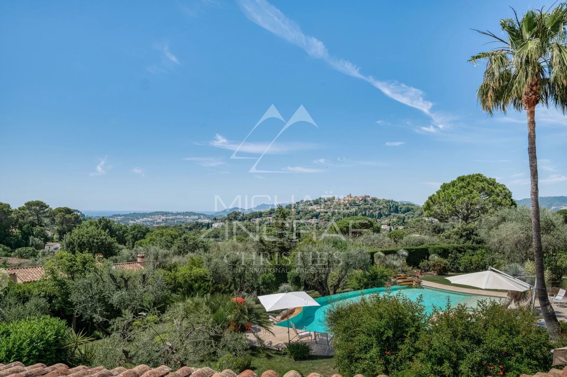 Mougins – Exklusivangebot – Anwesen im provenzalischen Stil mit Panoramablick auf das Dorf und das Meer