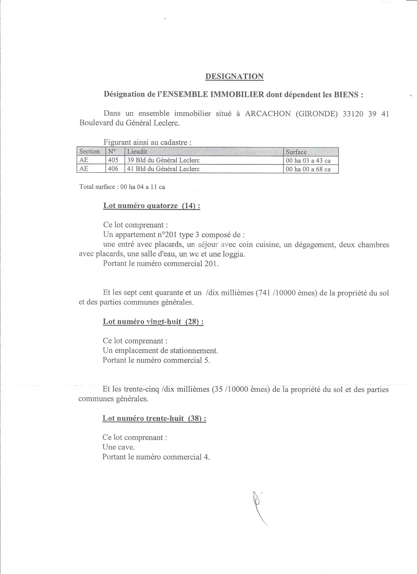 APPARTEMENT 3 PIÈCES EN HYPER-CENTRE D'ARCACHON
