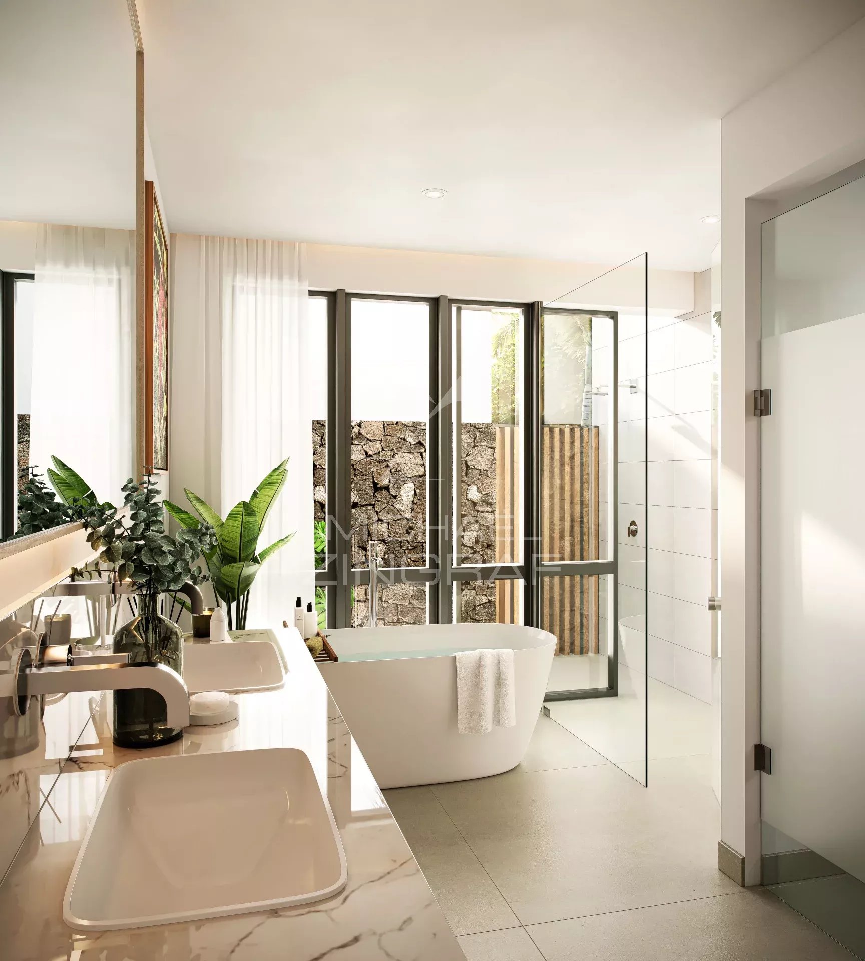 Villa Sur Golf Estate -4 chambres - Mont Choisy