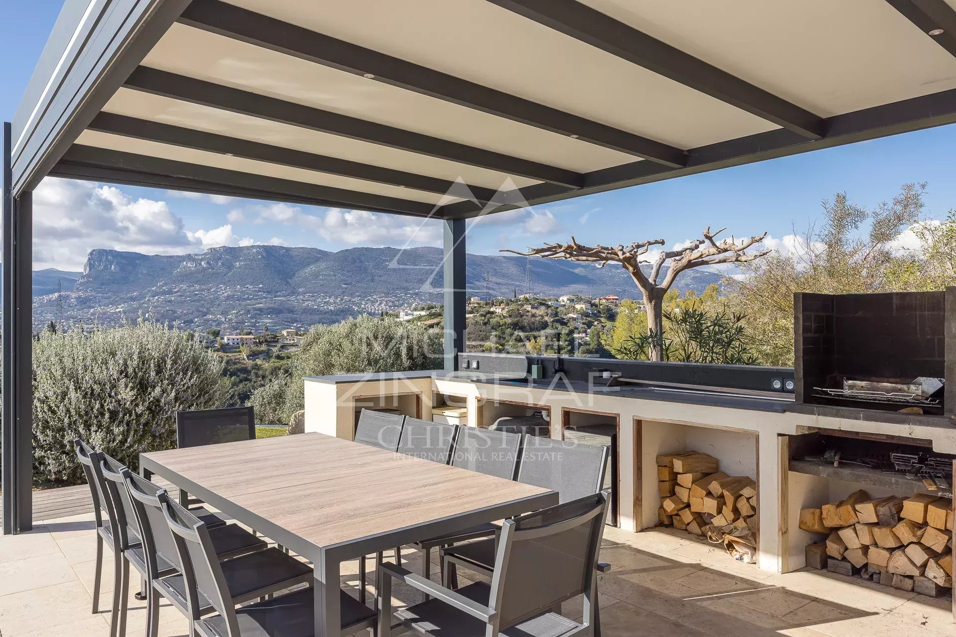 Nice - Crémat -  Villa contemporaine avec vue panoramique