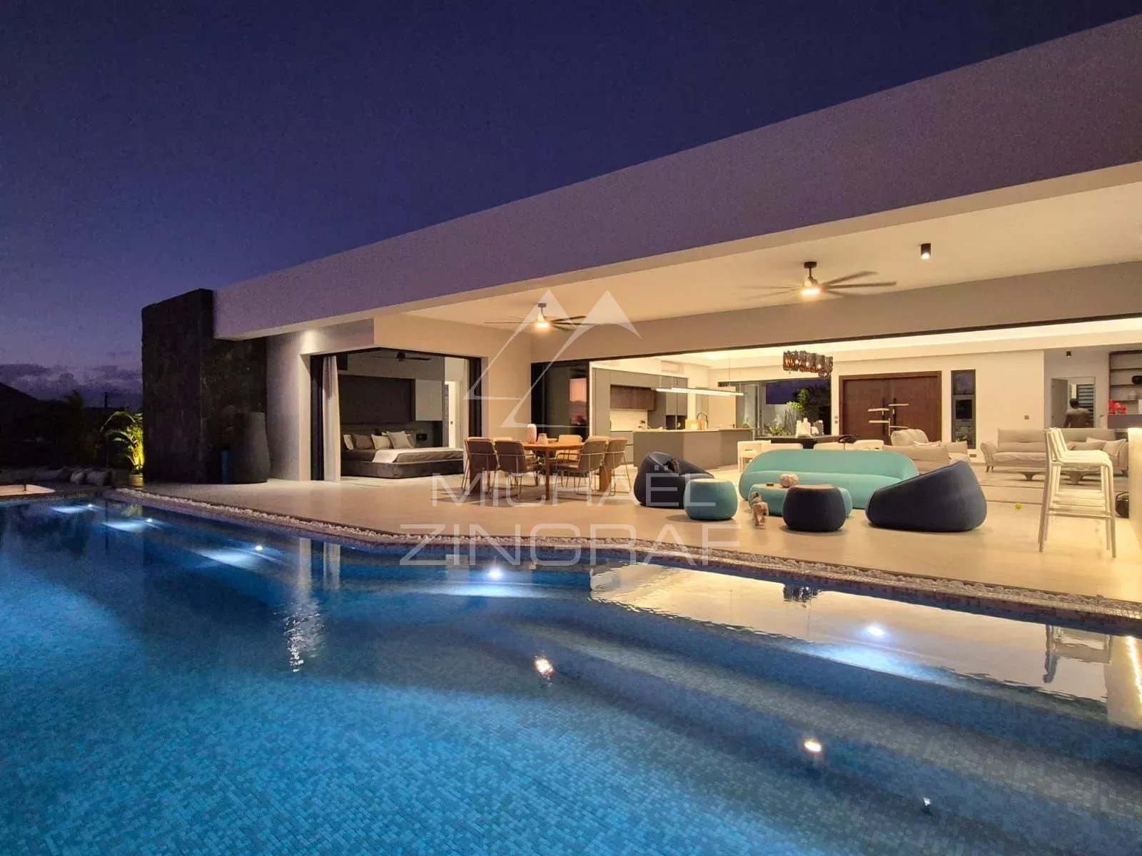 Contemporary Villa with Pool at Mon Choisy Golf