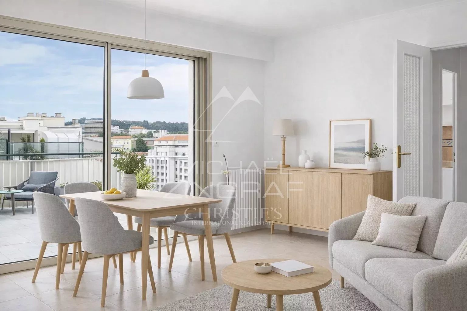 Rare, Penthouse a rénover - Cannes – Vue panoramique