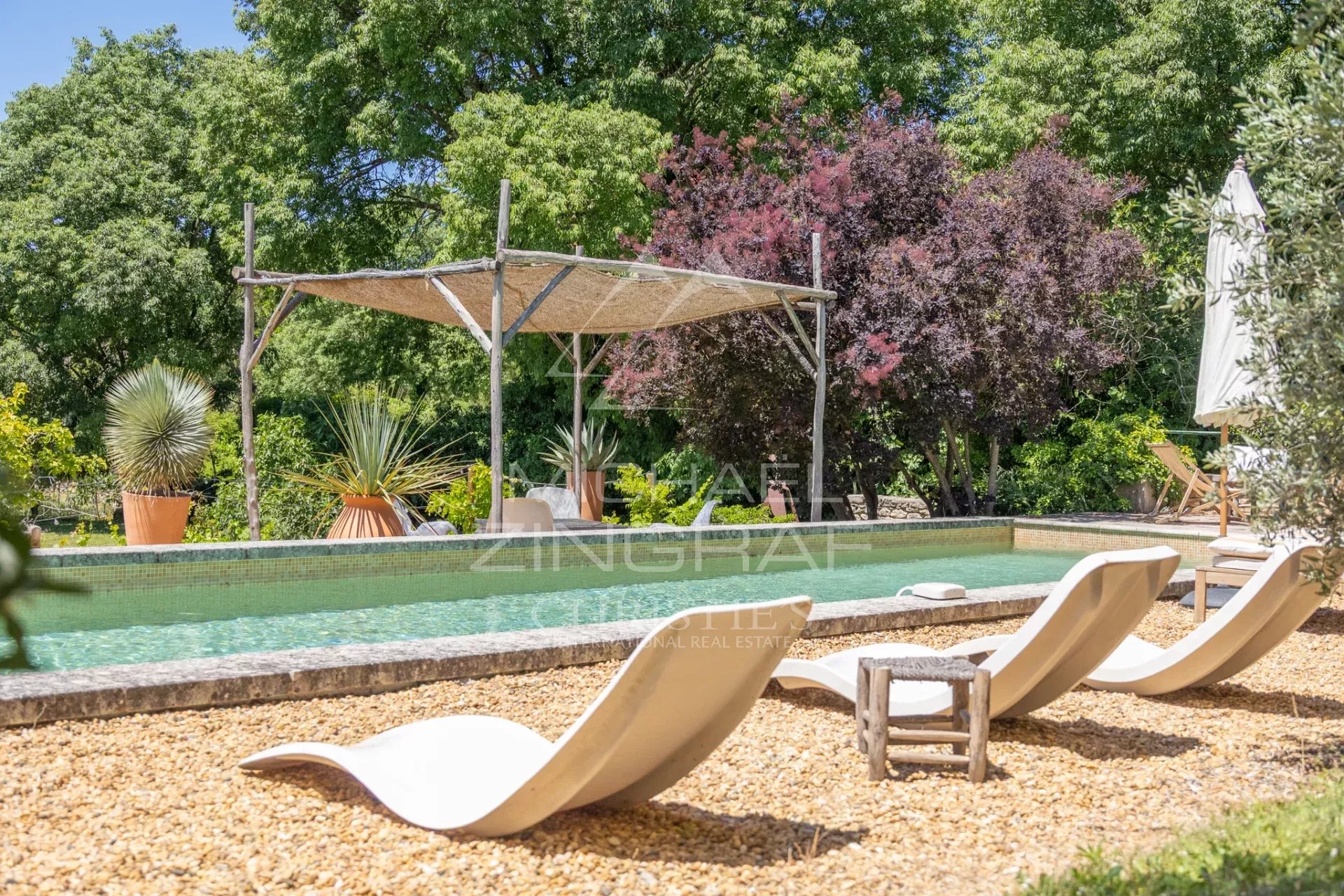 Gordes - Superbe maison avec vue sur le Luberon et piscine