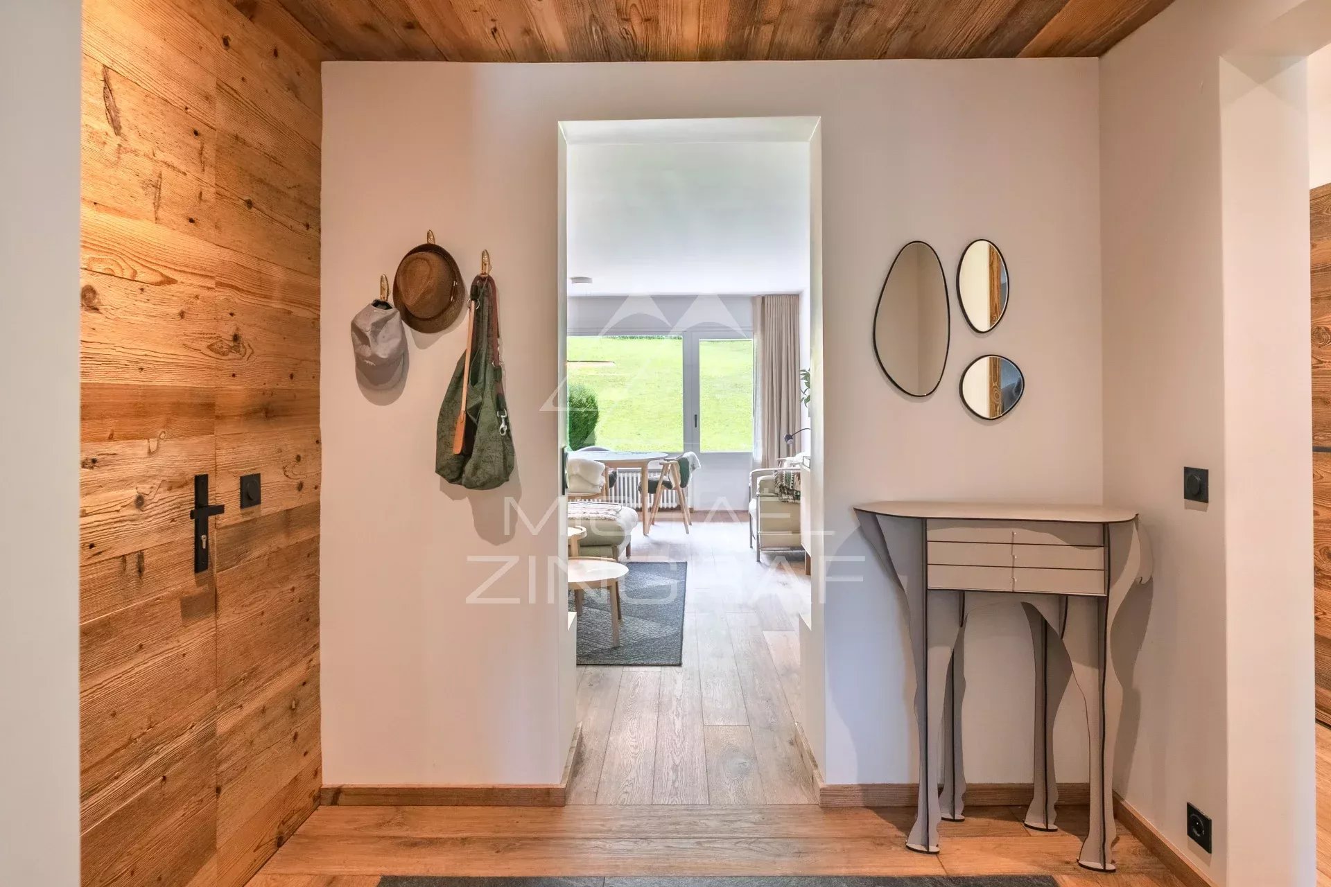 Appartement Rez-de-Jardin "coup de coeur" - 3 pièces - Cheminée - Rénové - Megève