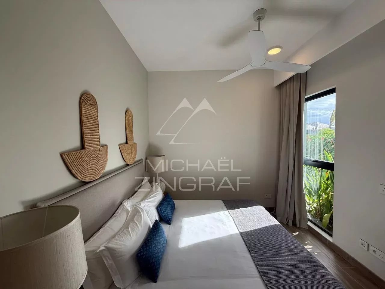 Élégant appartement 2 chambres en rez-de-jardin à Mont Choisy