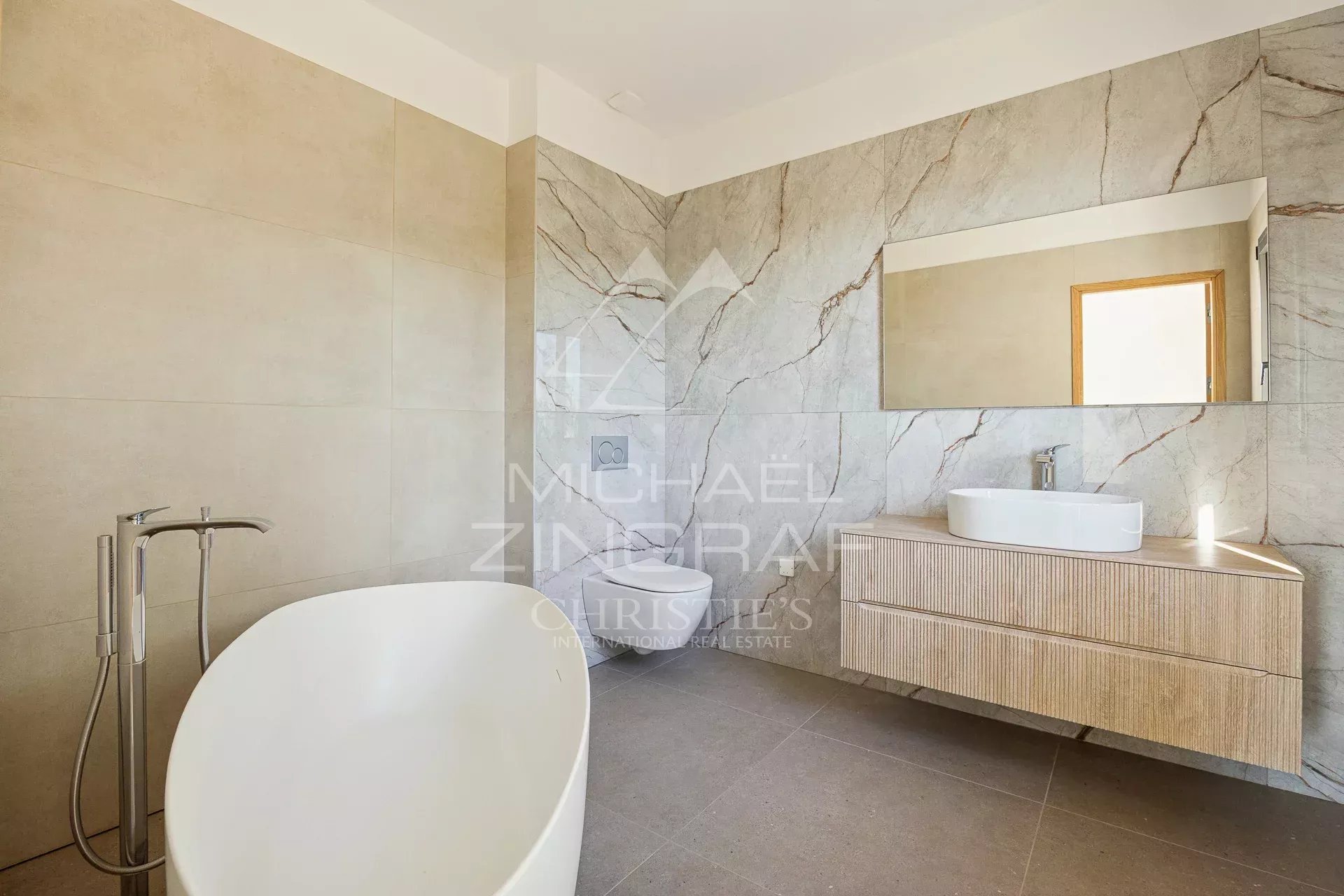 contemporary villa with panoramic sea views