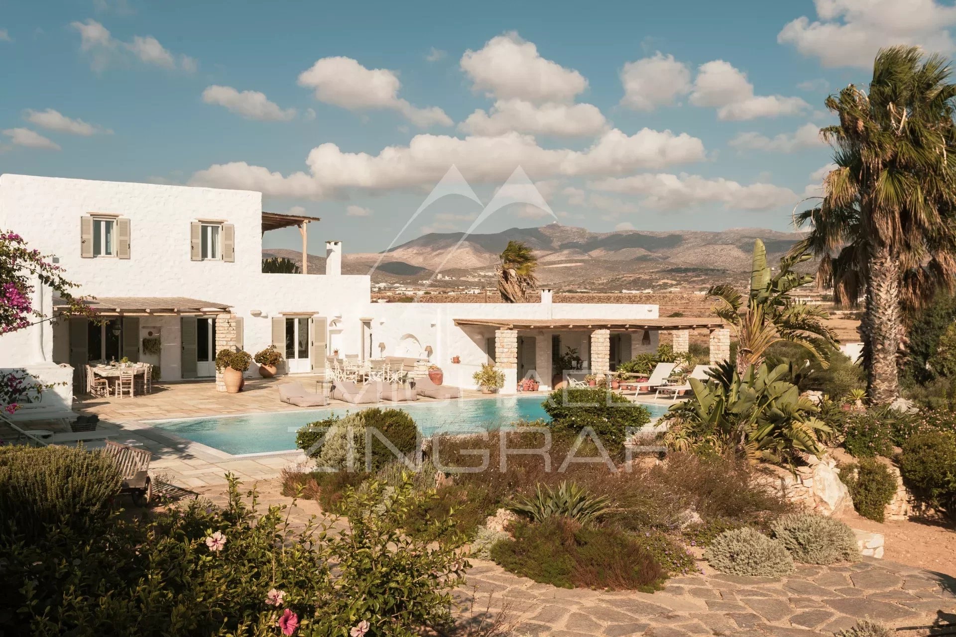 Erstaunliche Villa in Voutakos mit Blick über Antiparos