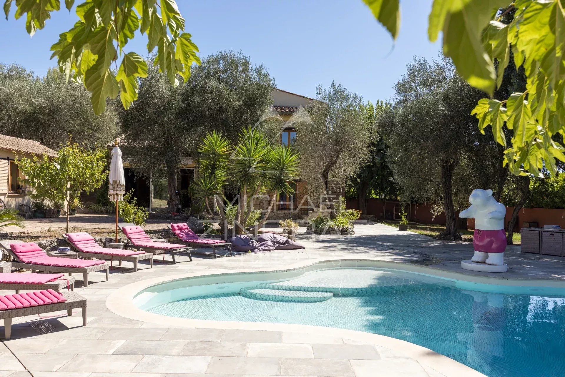 black chair and white table