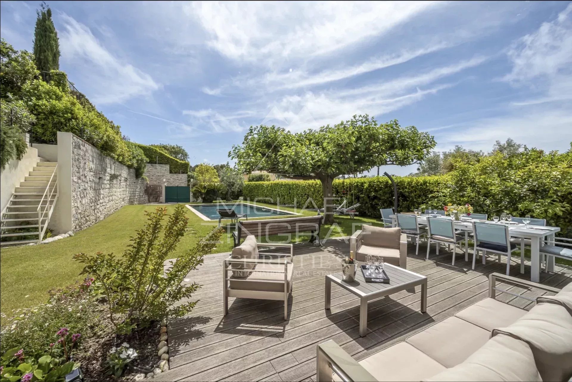 Cap d'Antibes - Villa vue mer à pied des plages versant ouest