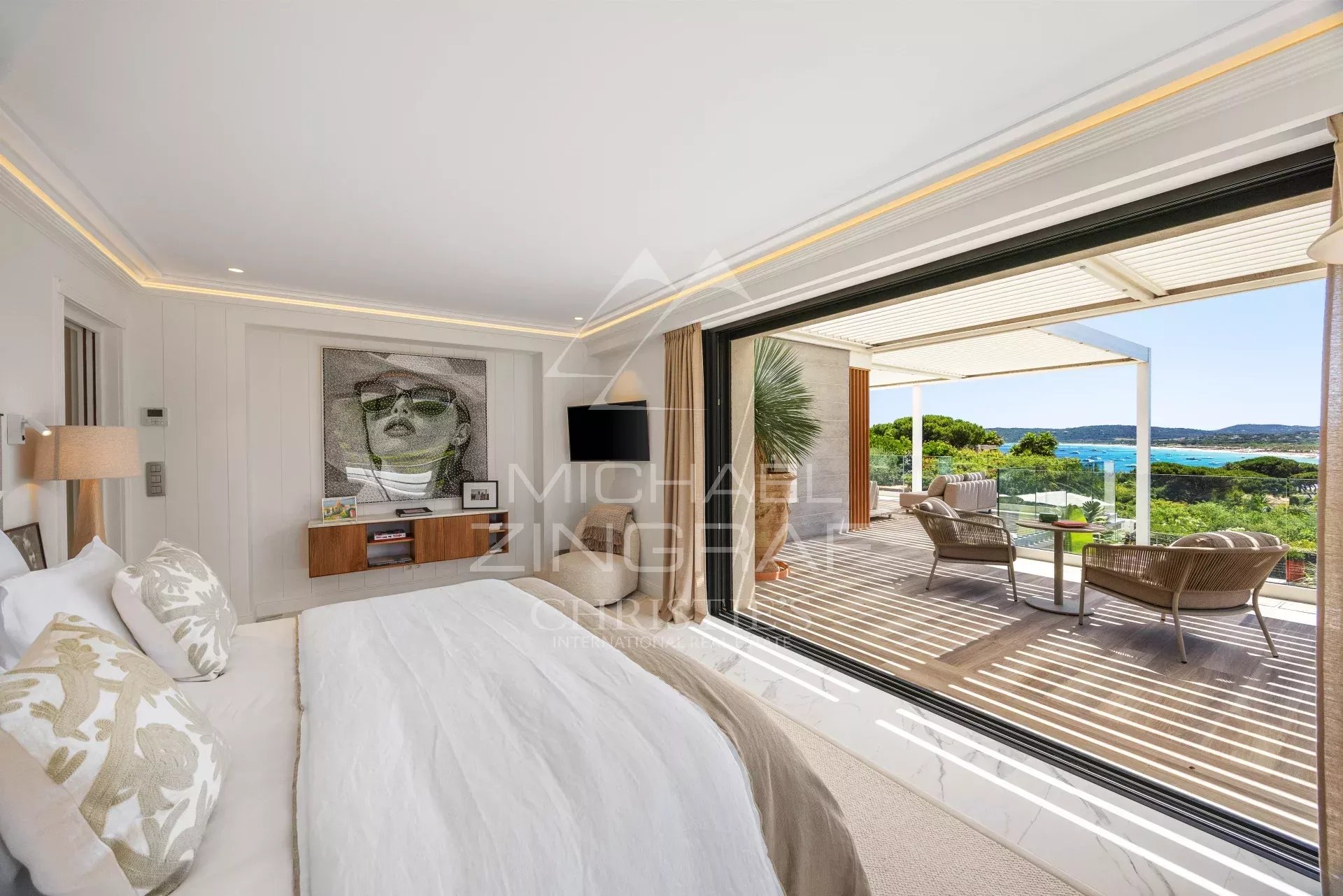 Exceptional Property in Pampelonne – Direct Beach and Boat Access