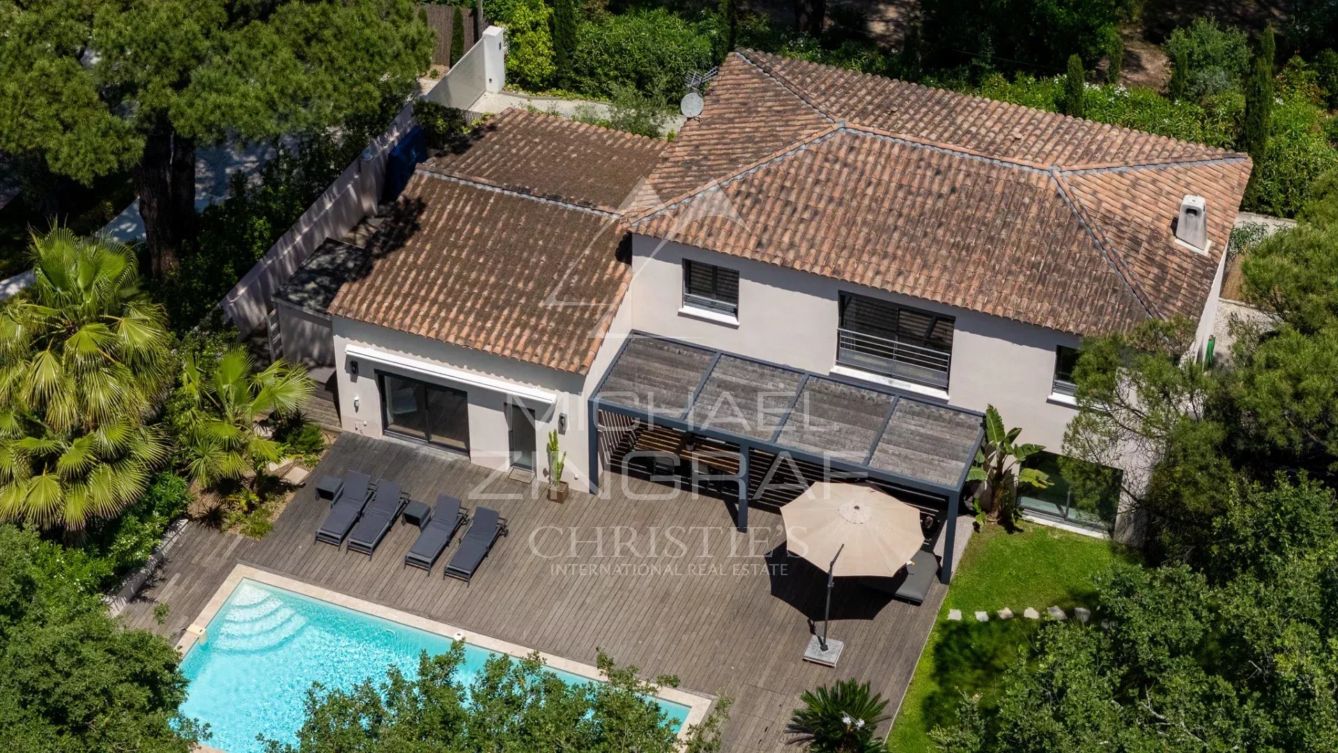 Gassin, vor den Toren von Saint-Tropez – Luxusvilla, gepflegte Parkanlage