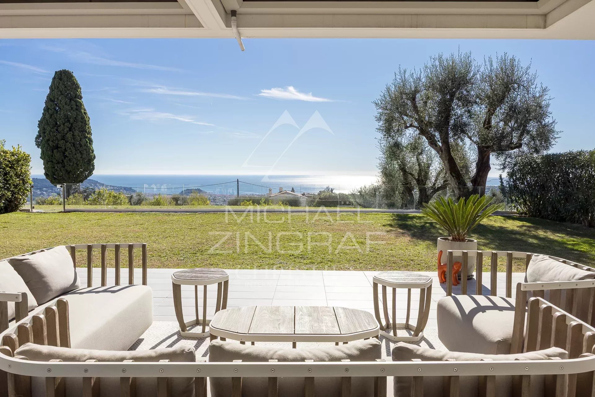 Villa contemporaine à Gairaut – Vue mer panoramique