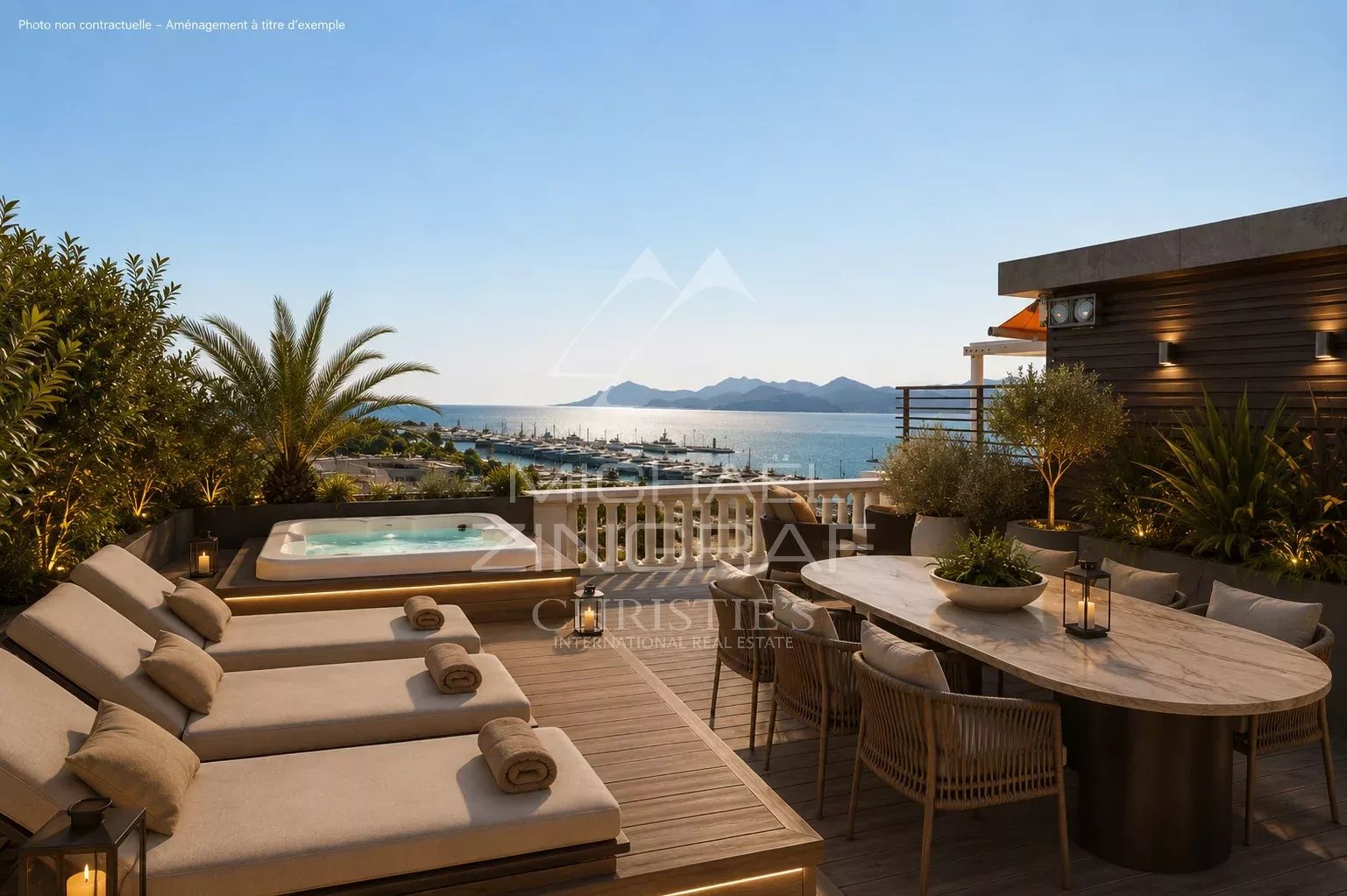 CO-EXCLUSIVITE - Cannes - Croisette - Penthouse avec toit terrasse de 120m2
