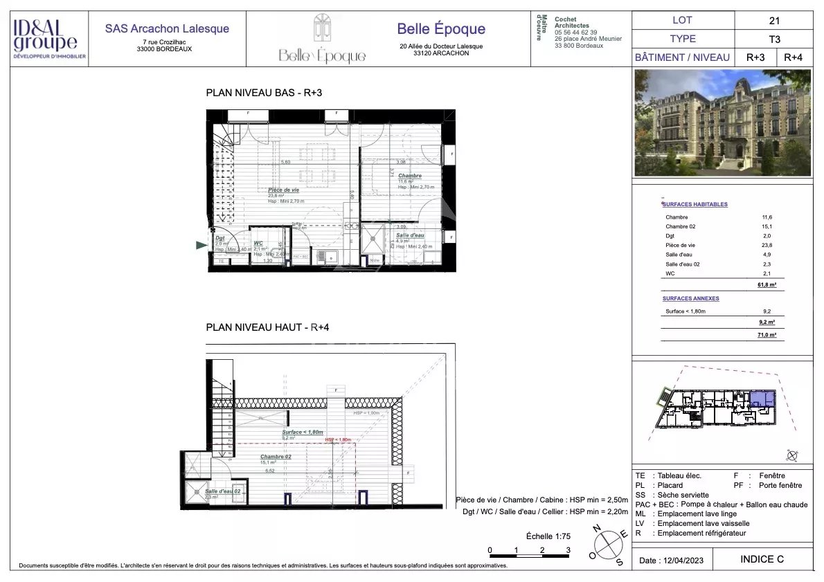 Duplex d’Exception dans un Ancien Hôtel Particulier