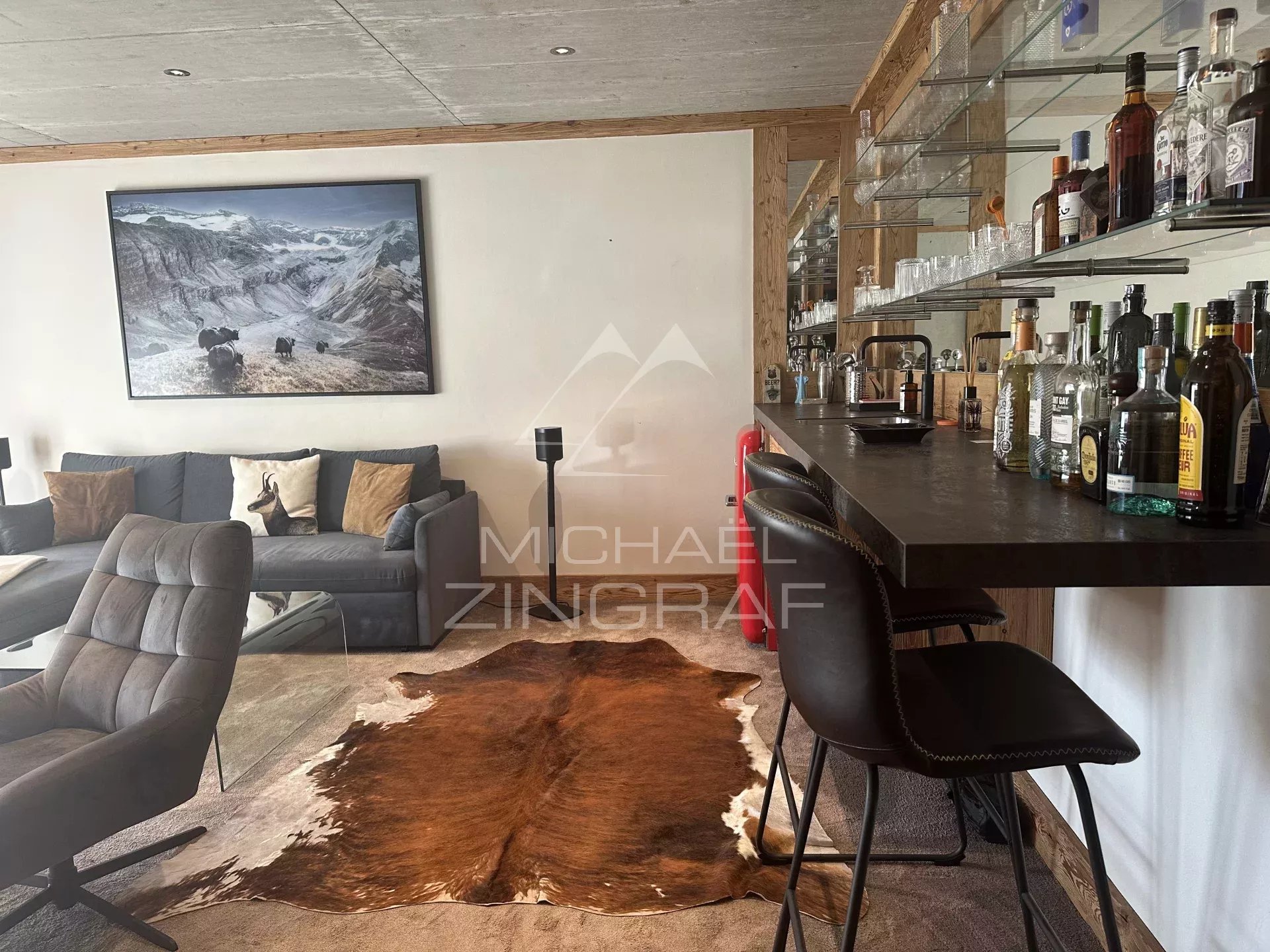 Superbe chalet contemporain à proximité du centre de Gstaad