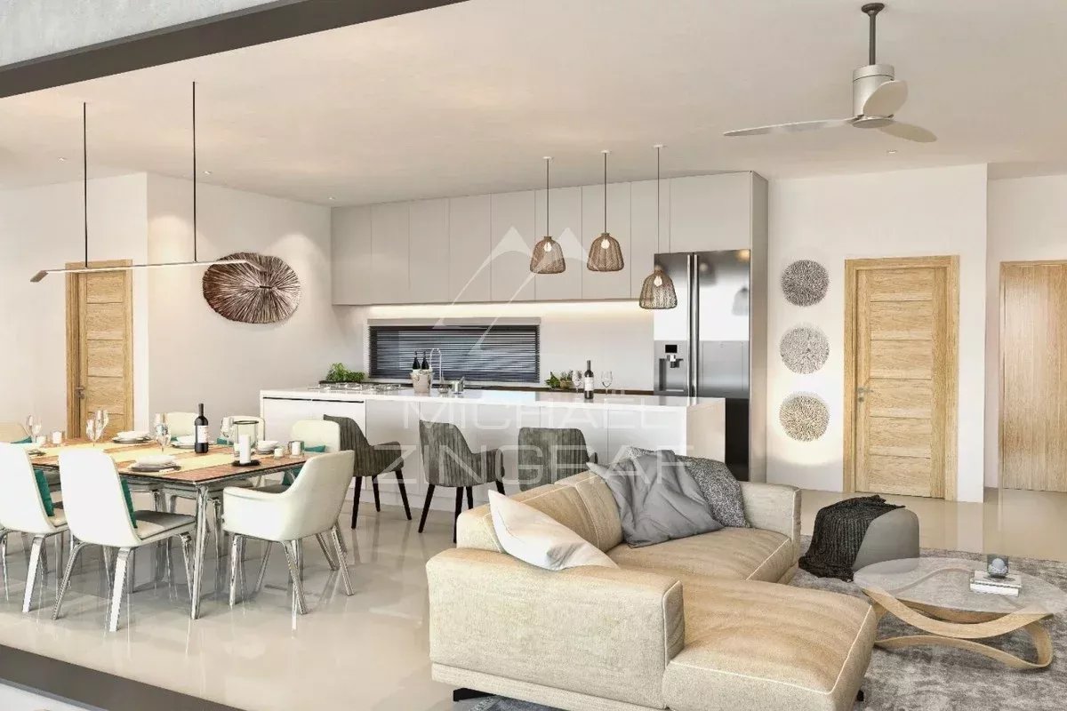 Appartement Neuf de 3 Chambres Entièrement Meublé à Pereybere