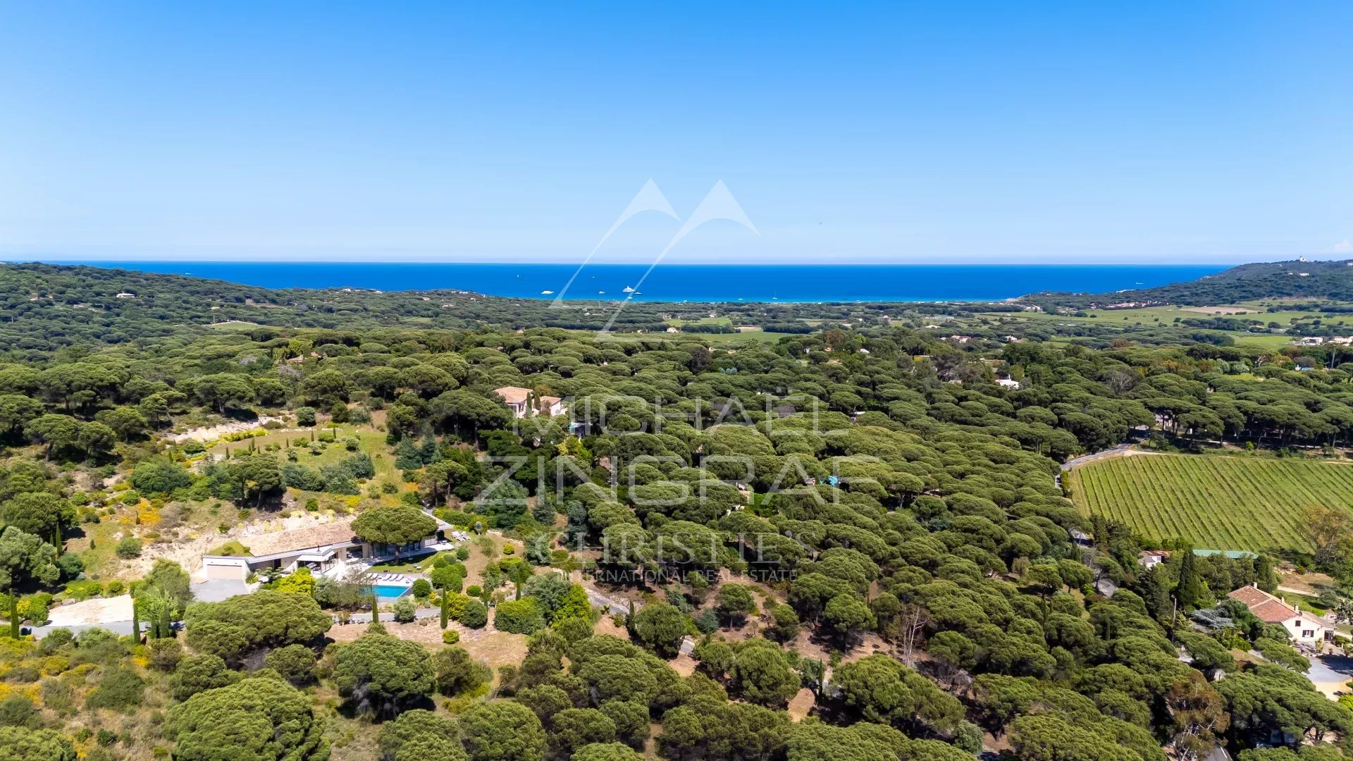 Ramatuelle - Propriété d’exception, vue panoramique, prestations haut de gamme