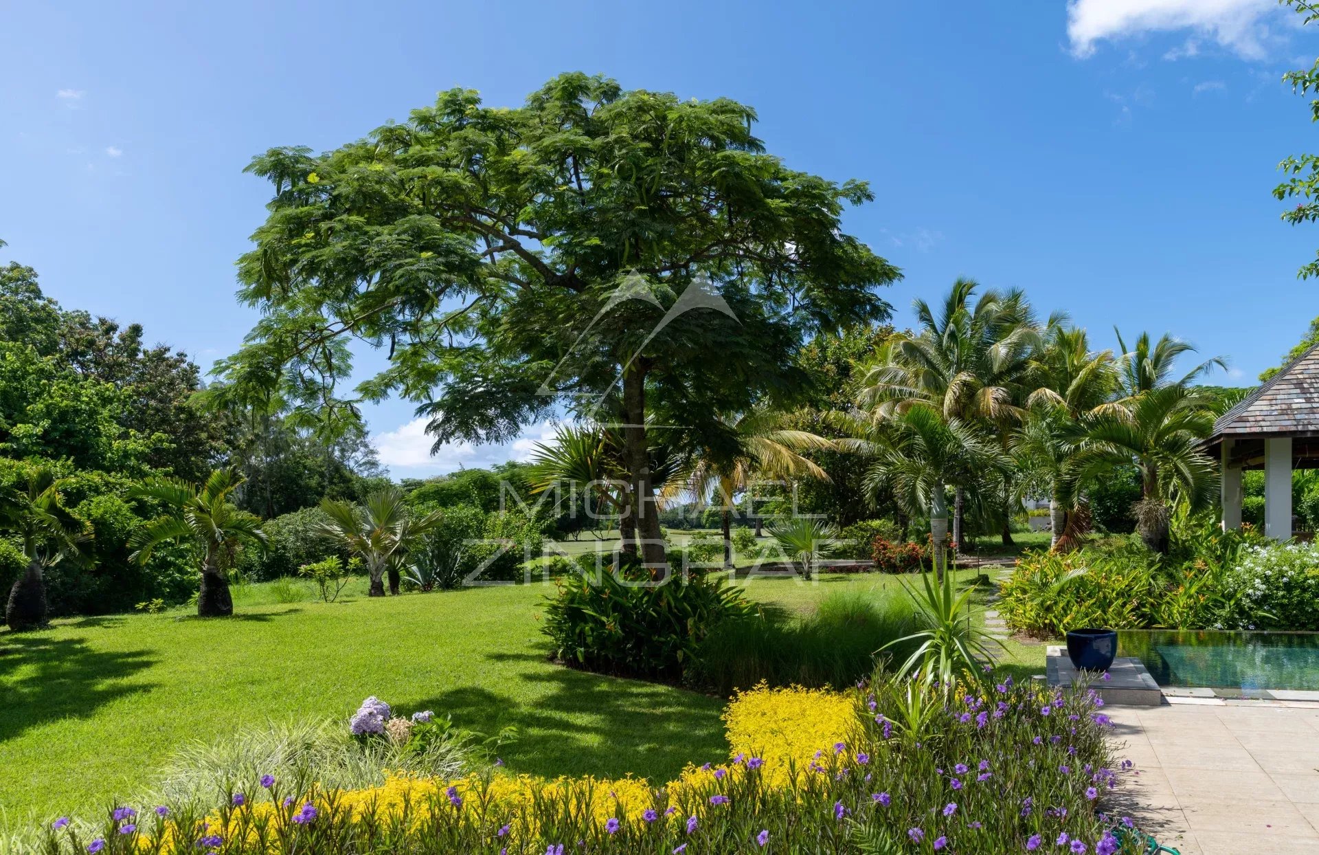 Élégante villa avec vue sur le golf au cœur de l’Anahita Estate