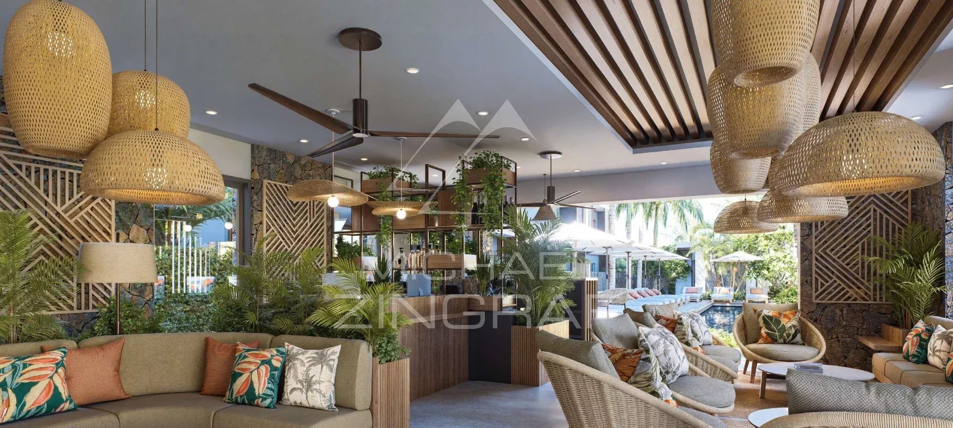 Appartement Contemporain de 2 Chambres avec Espace Bien-Être – Grand Baie