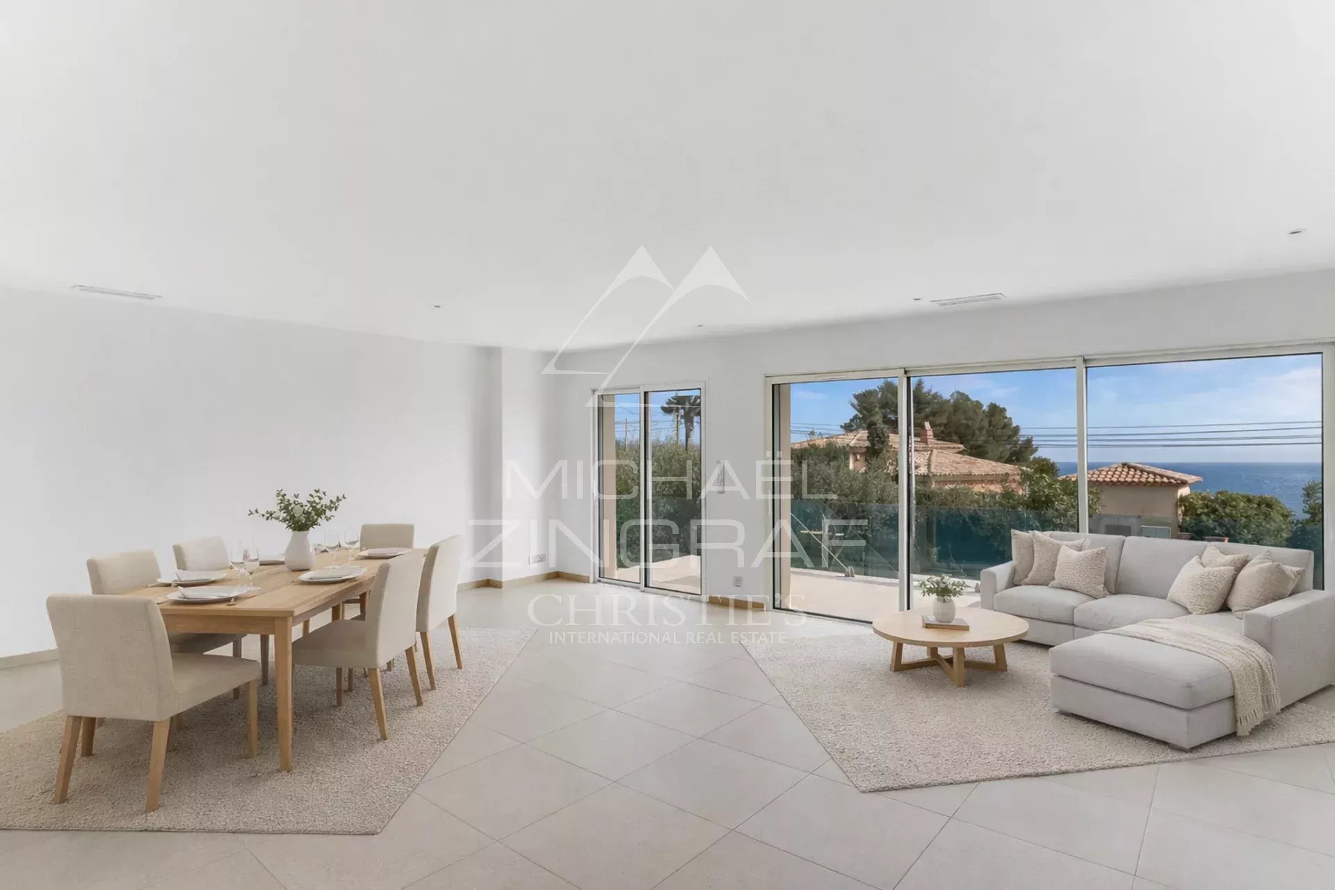 Élégante villa familiale à 5 minutes du port avec vue sur la mer