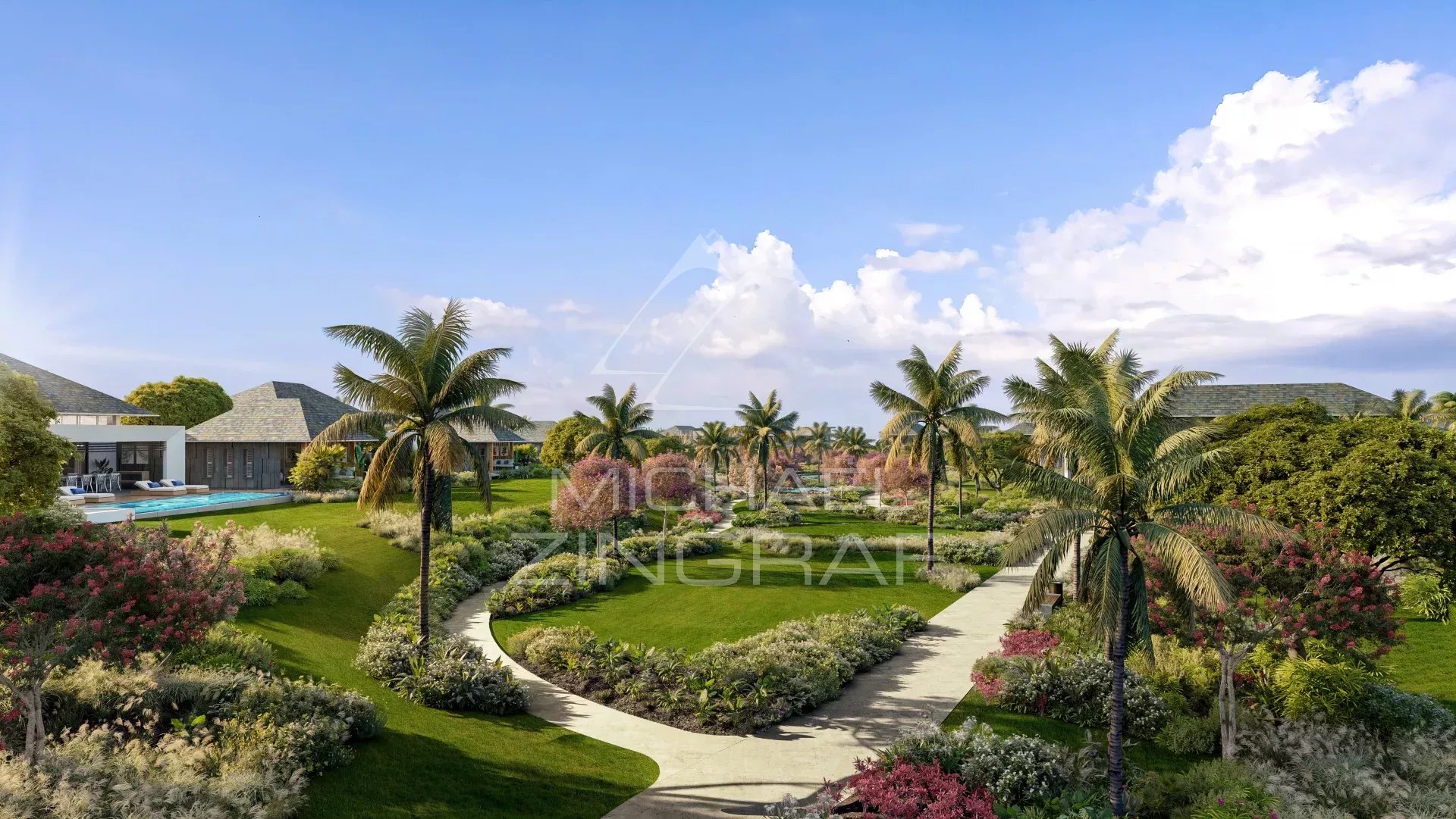 Villa Sur Golf Estate -4 chambres - Mont Choisy